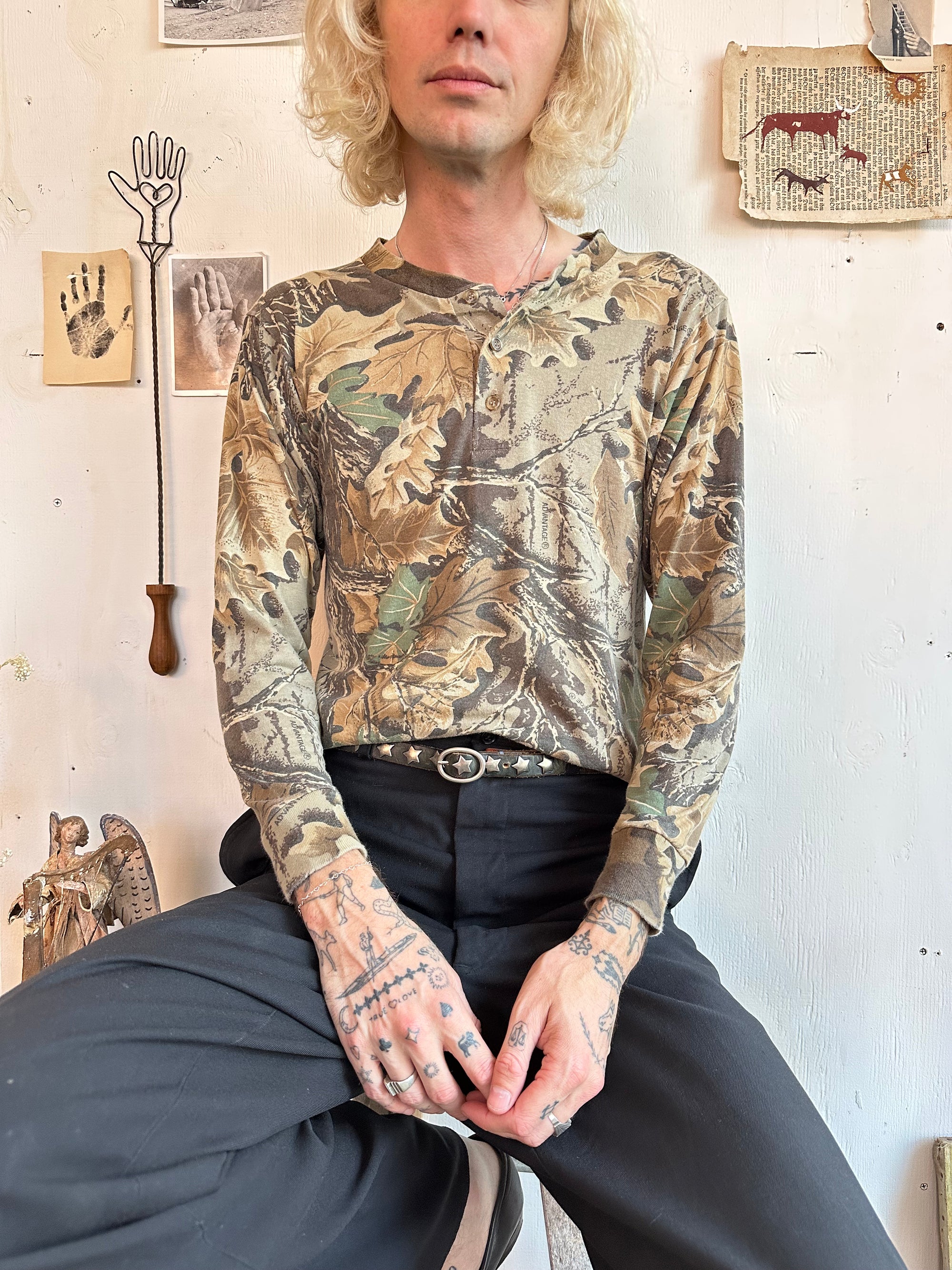 1980s RealTree Camo Henley