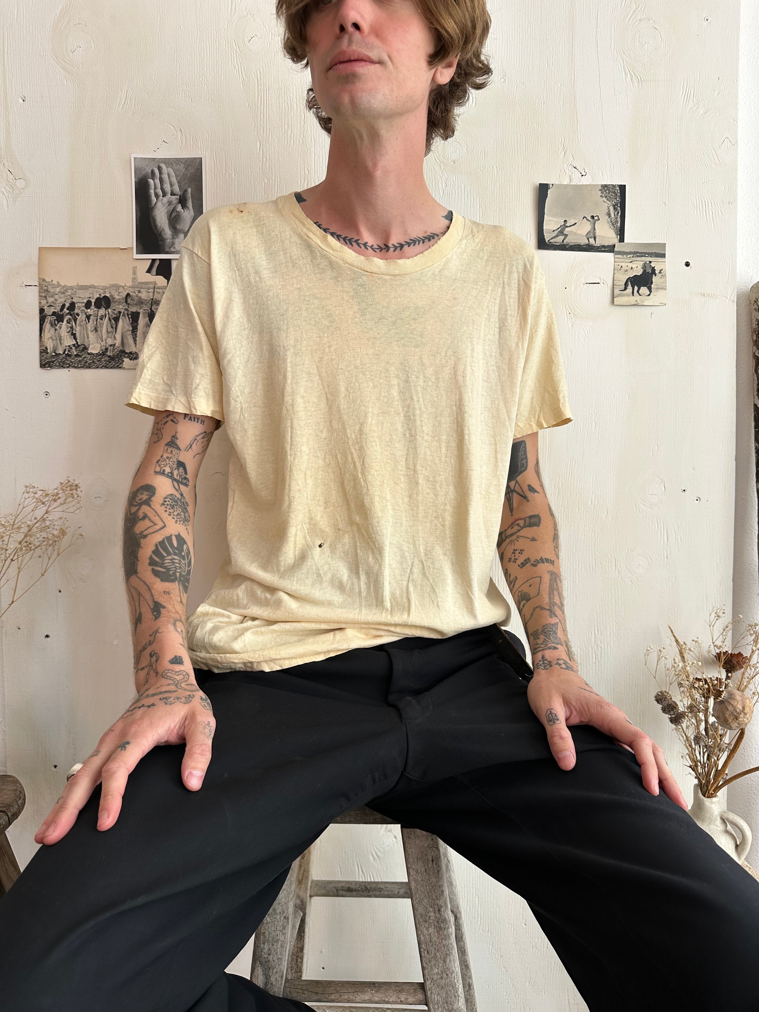 1970s Thrashed White Blank (L/XL)