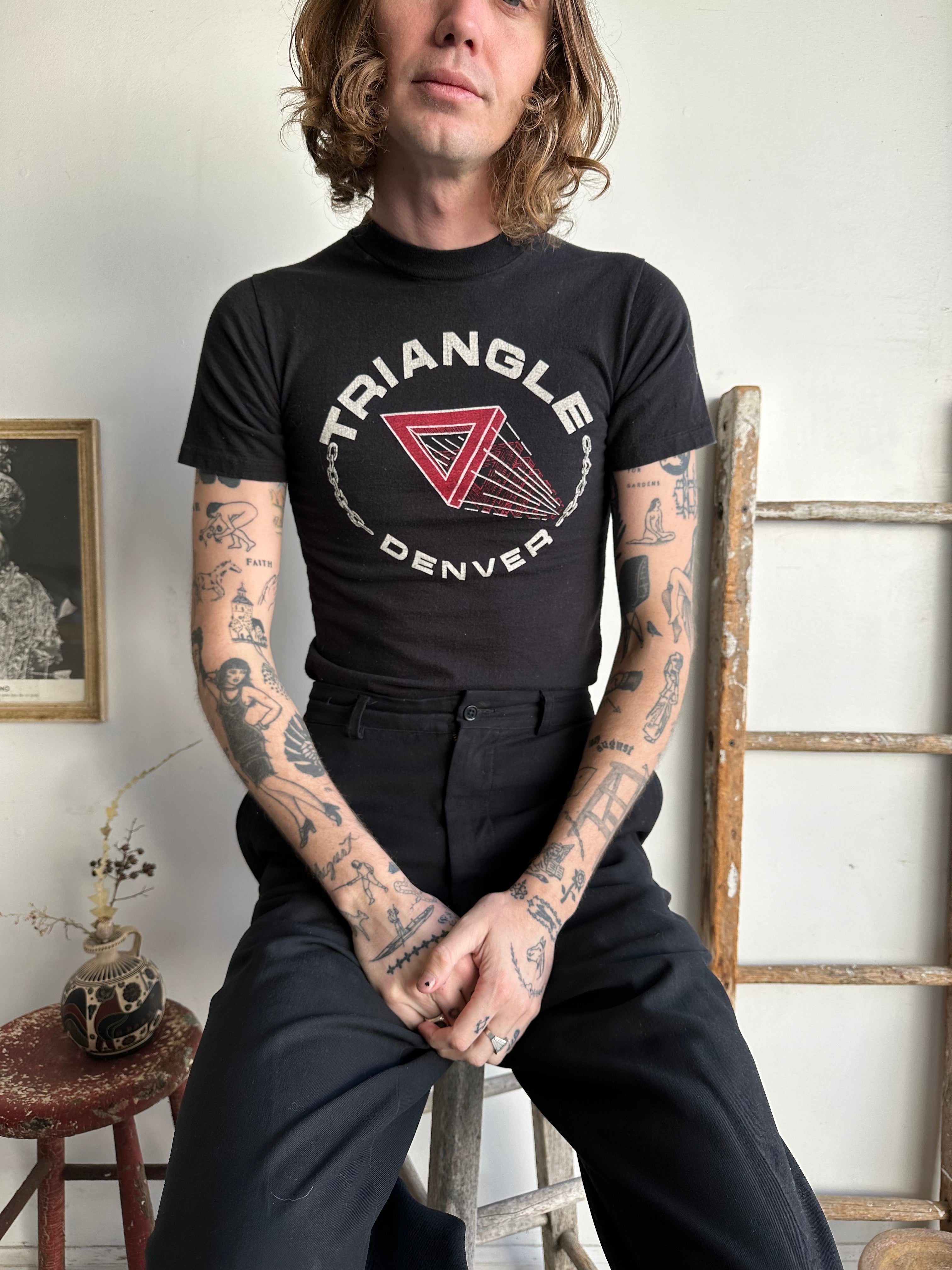 1970s Triangle Denver Gay Bar Tee (XS)