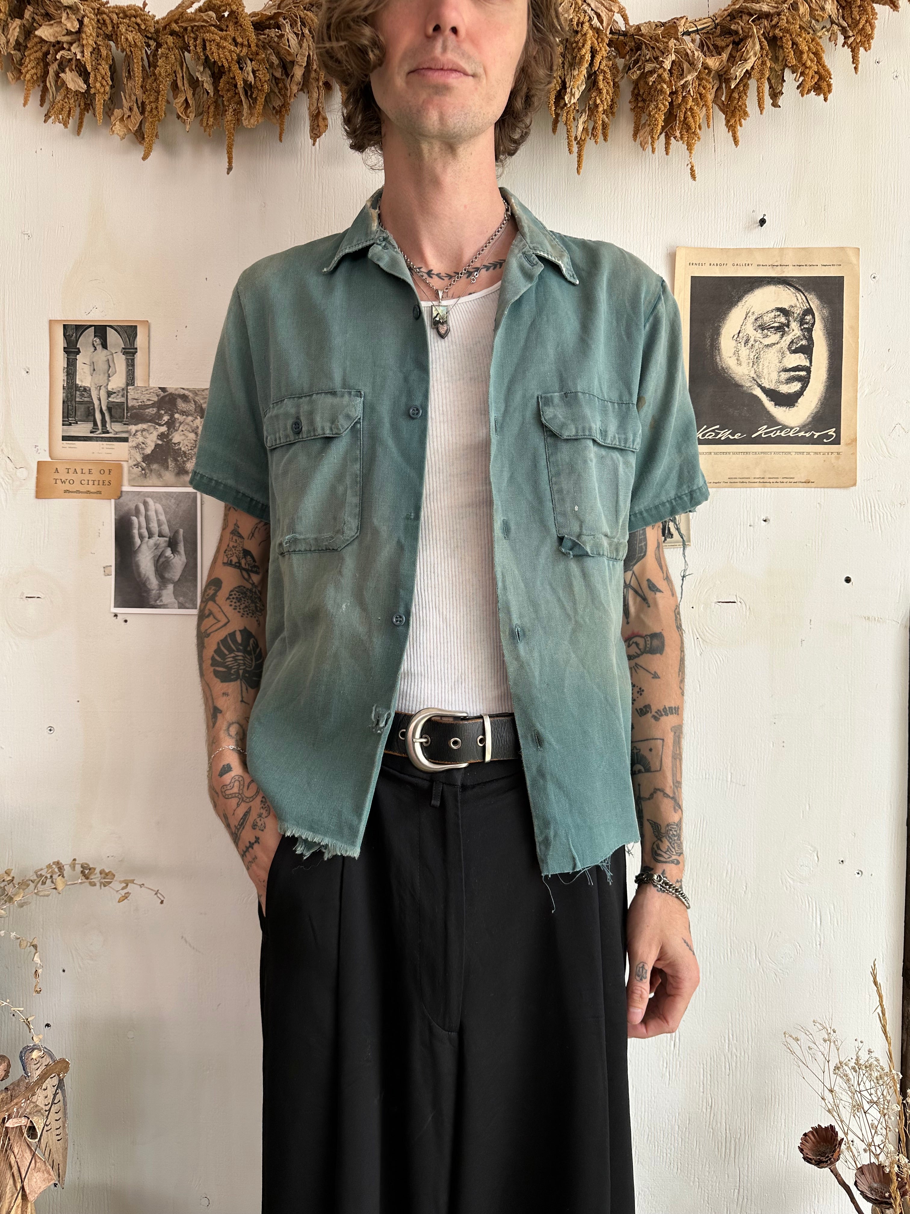 1950s Thrashed Work Shirt (M/L)