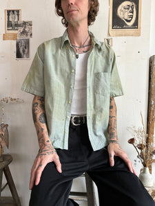1940s Striped Button Up Shirt (Boxy L/XL)