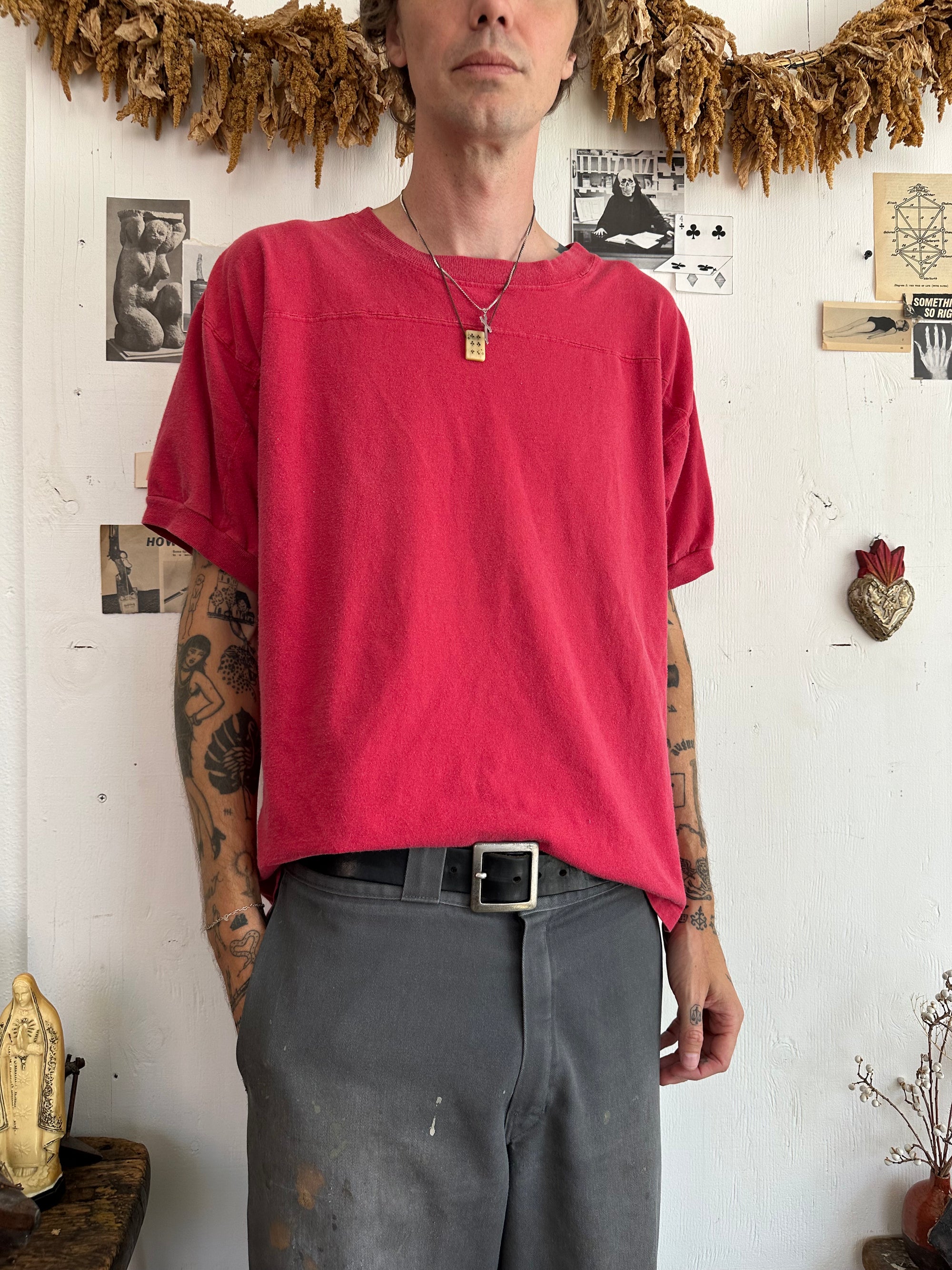 1980s Faded Red Athletic Tee