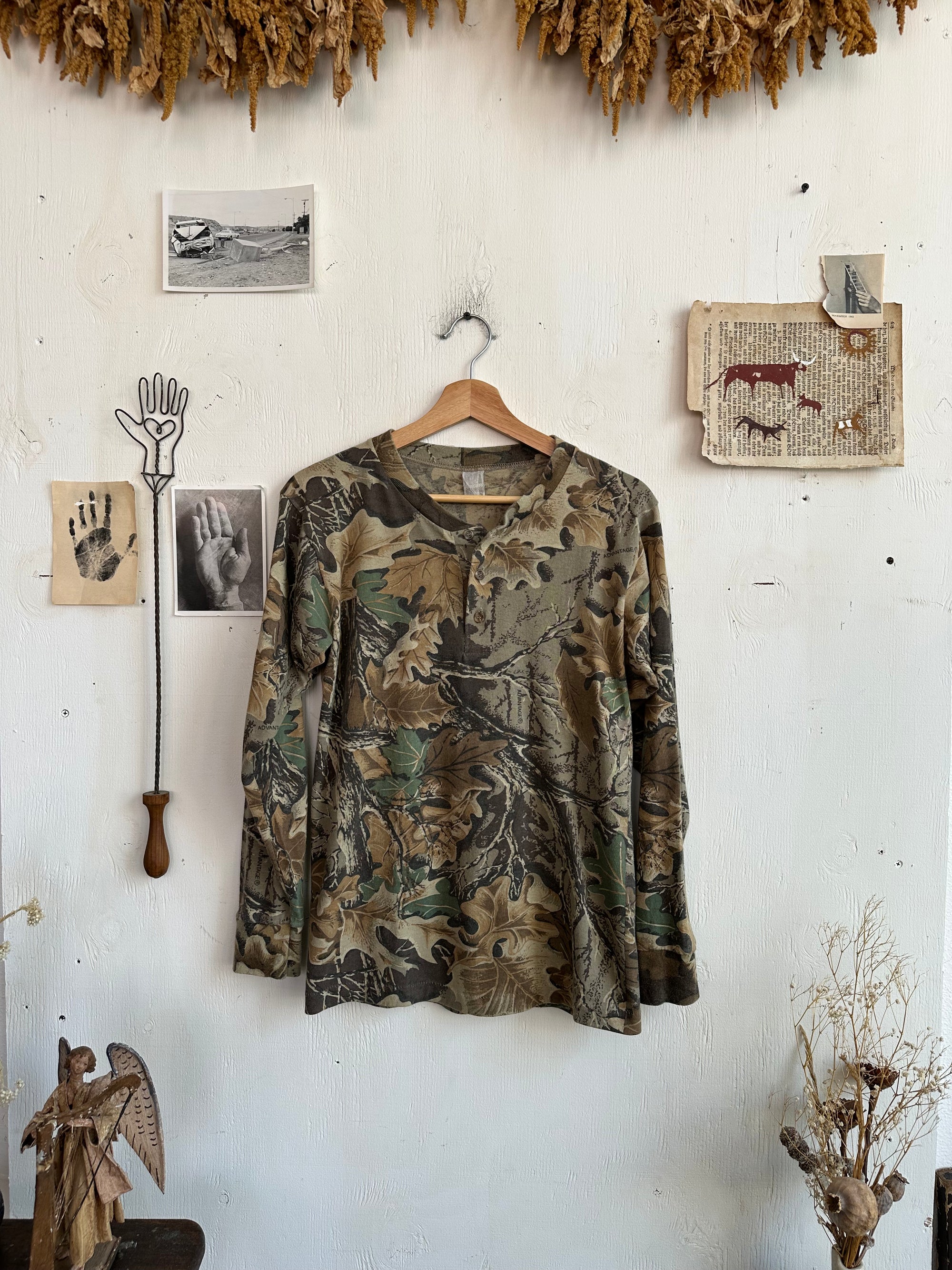 1980s RealTree Camo Henley