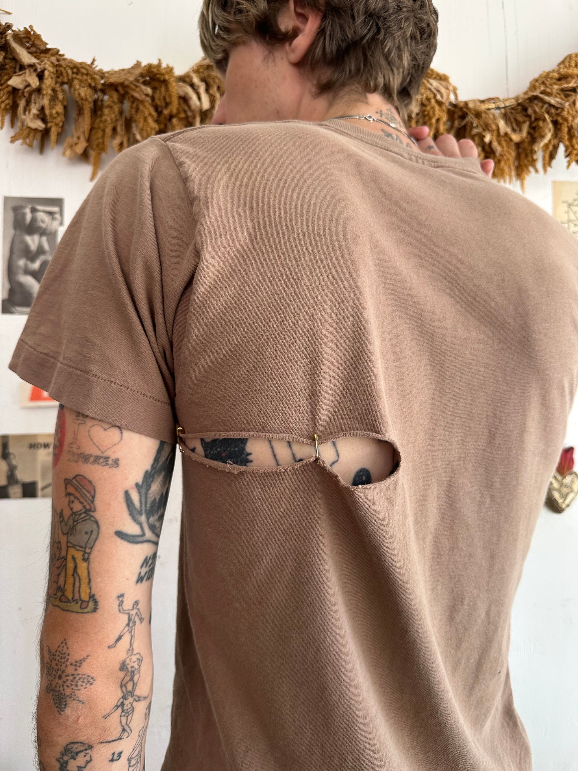 1970s Thrashed Light Brown Tee