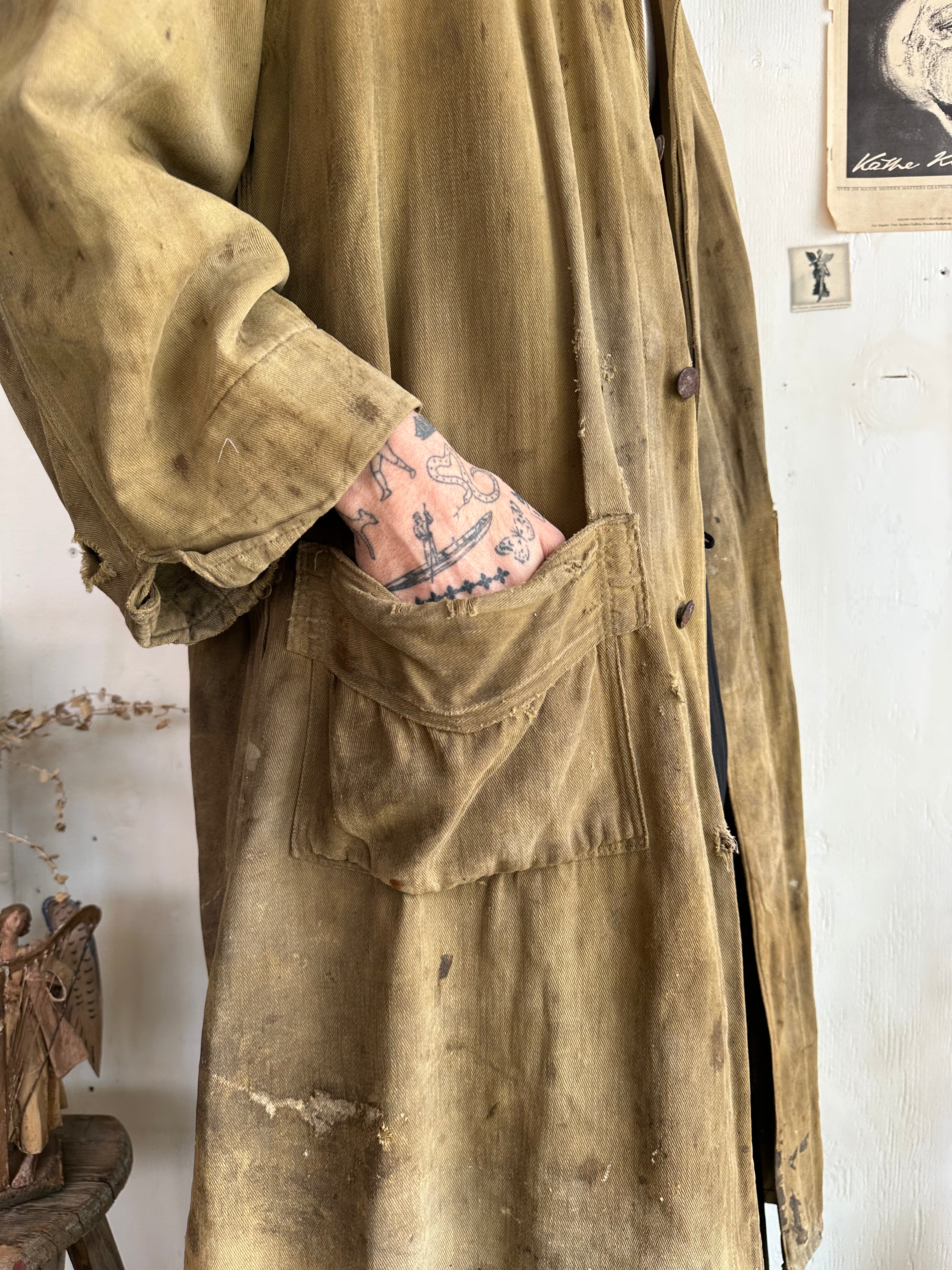 Early 1900s Thrashed Cotton Trench (OS)
