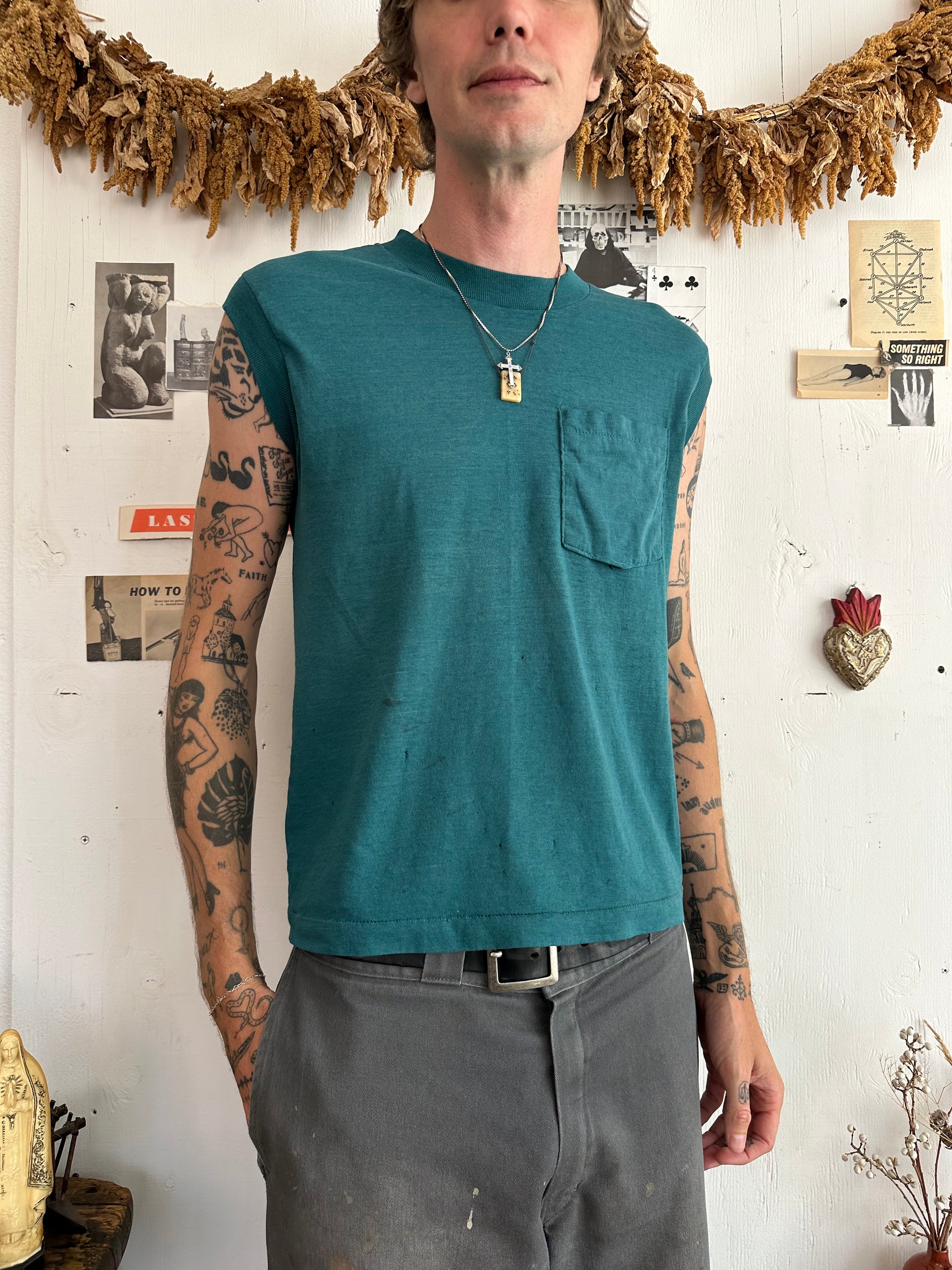 1980s Jewel Tone Muscle Tee