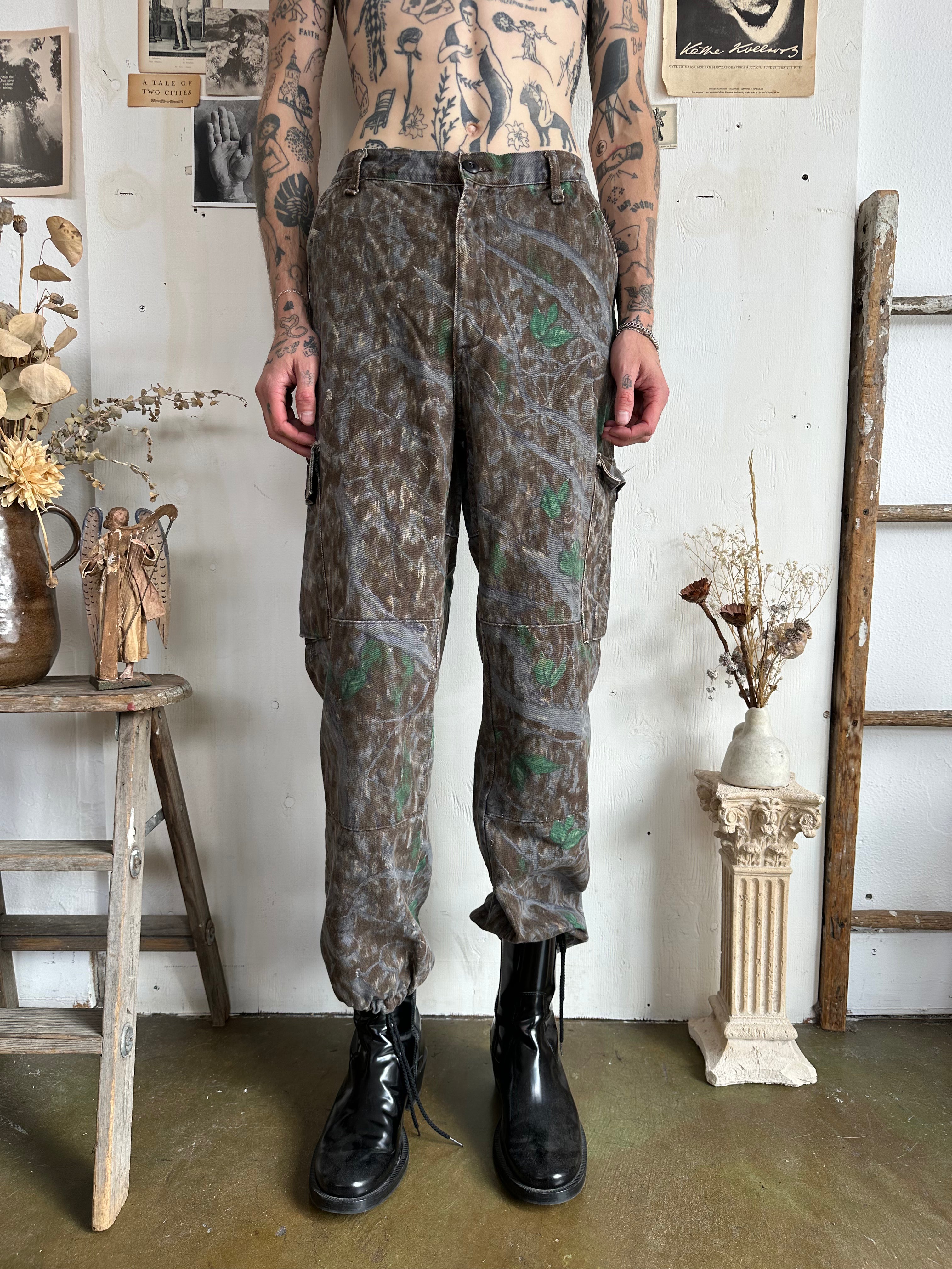 1990s Real-Tree Baggy Double-Knee Cargo Pants (36x30)