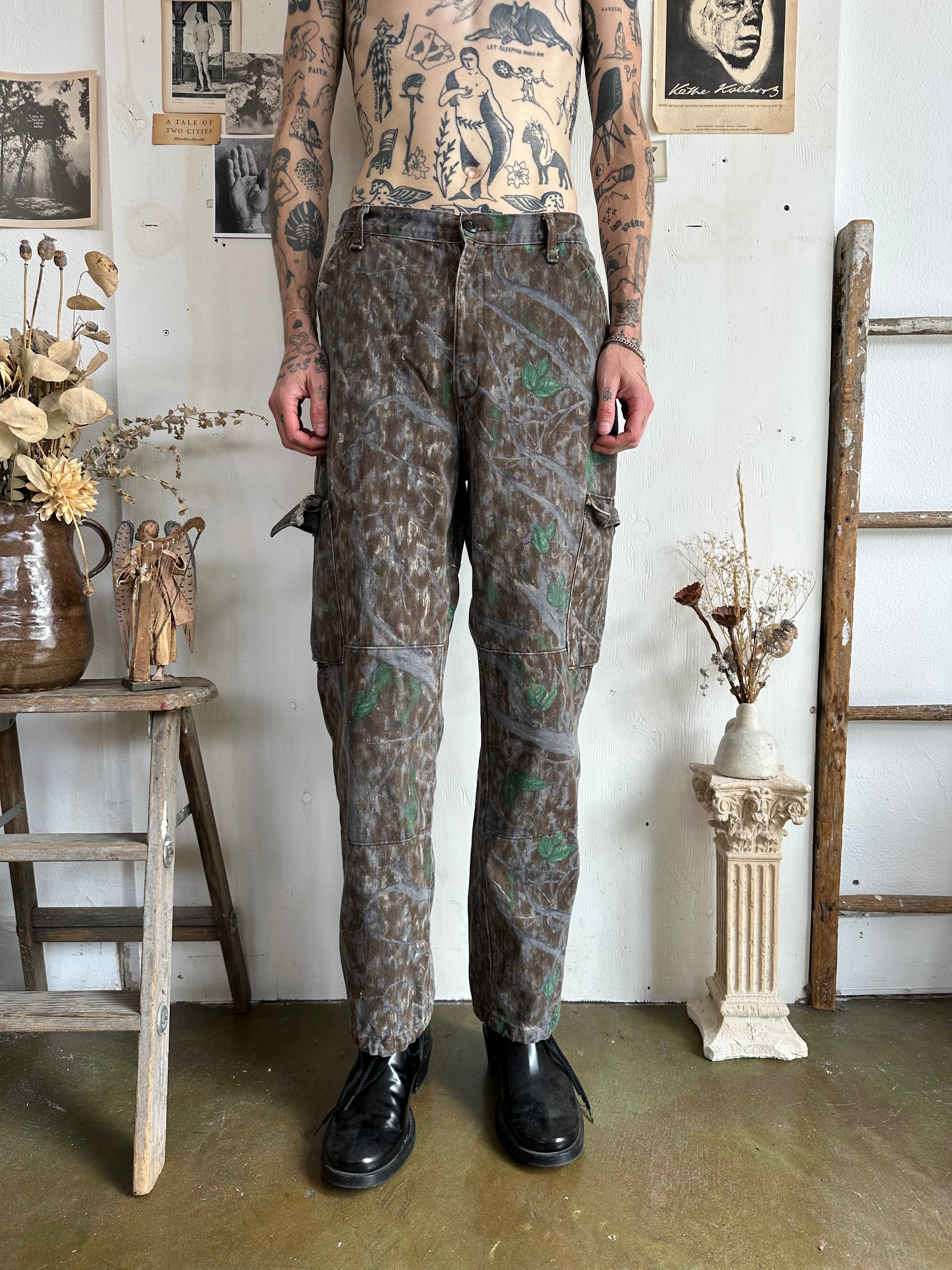 1990s Real-Tree Baggy Double-Knee Cargo Pants (36x30)