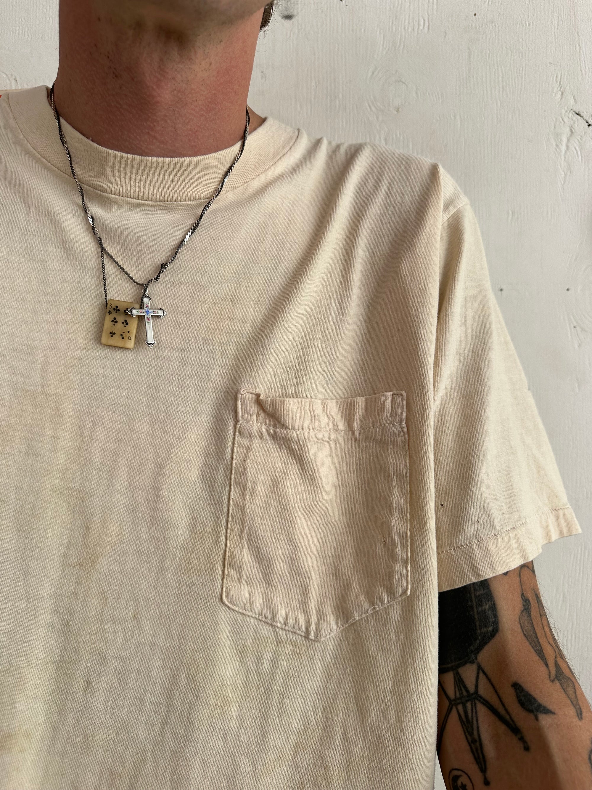 1980s Discolored White T-Shirt
