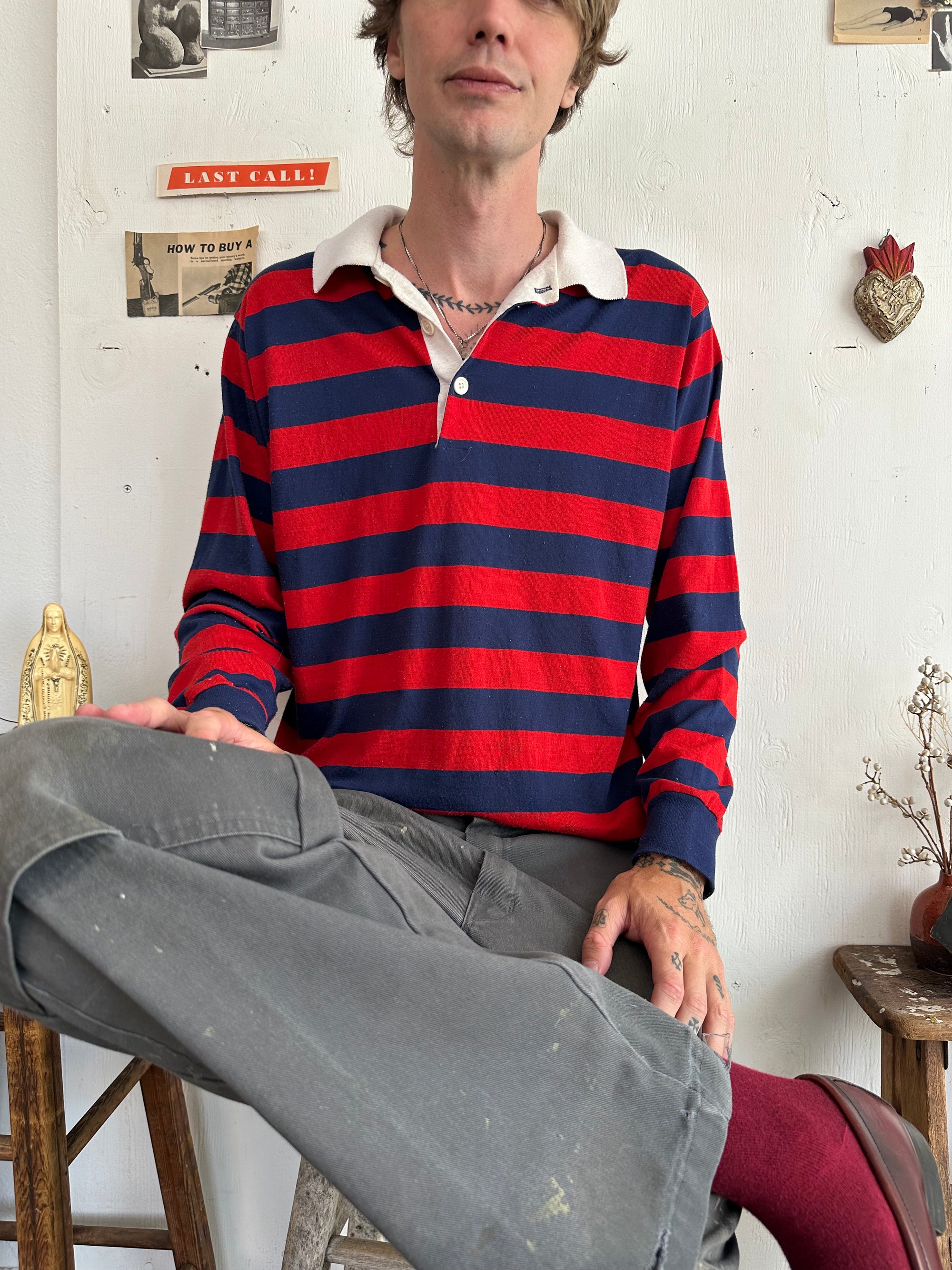 1970s Striped Rugby Shirt