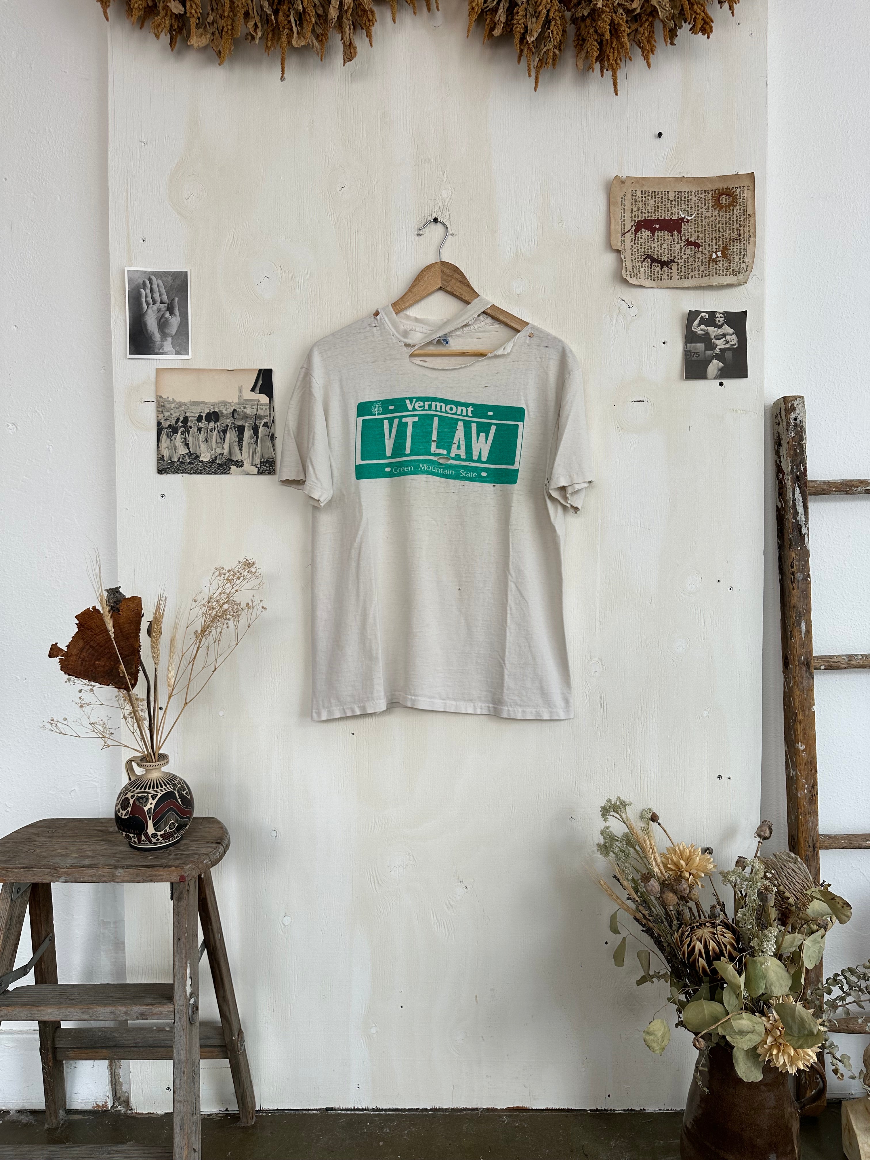 1980s Thrashed Vermont T-Shirt (Boxy M/L)
