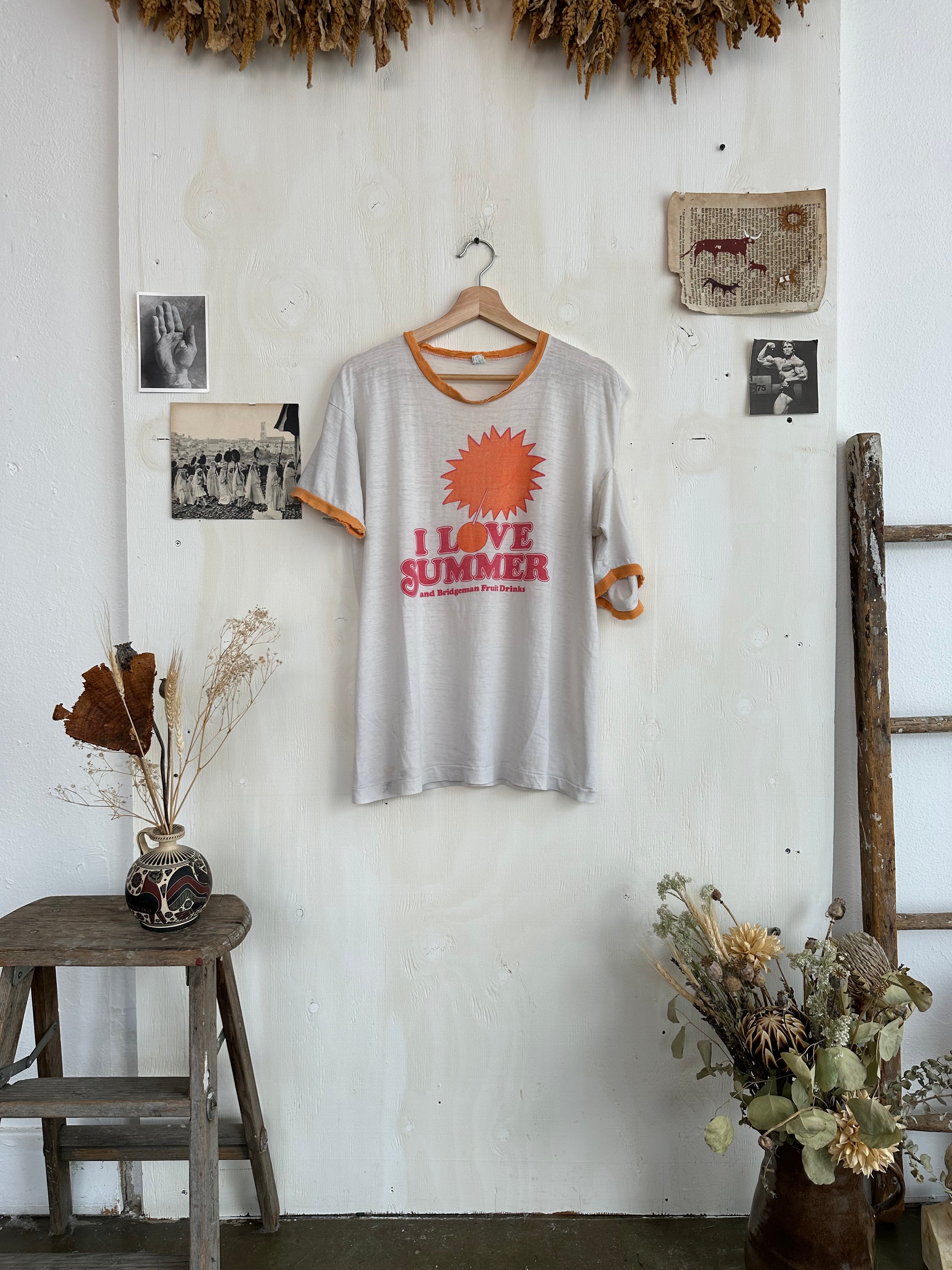 1970s Thrashed I Love Summer Tee (L/XL)
