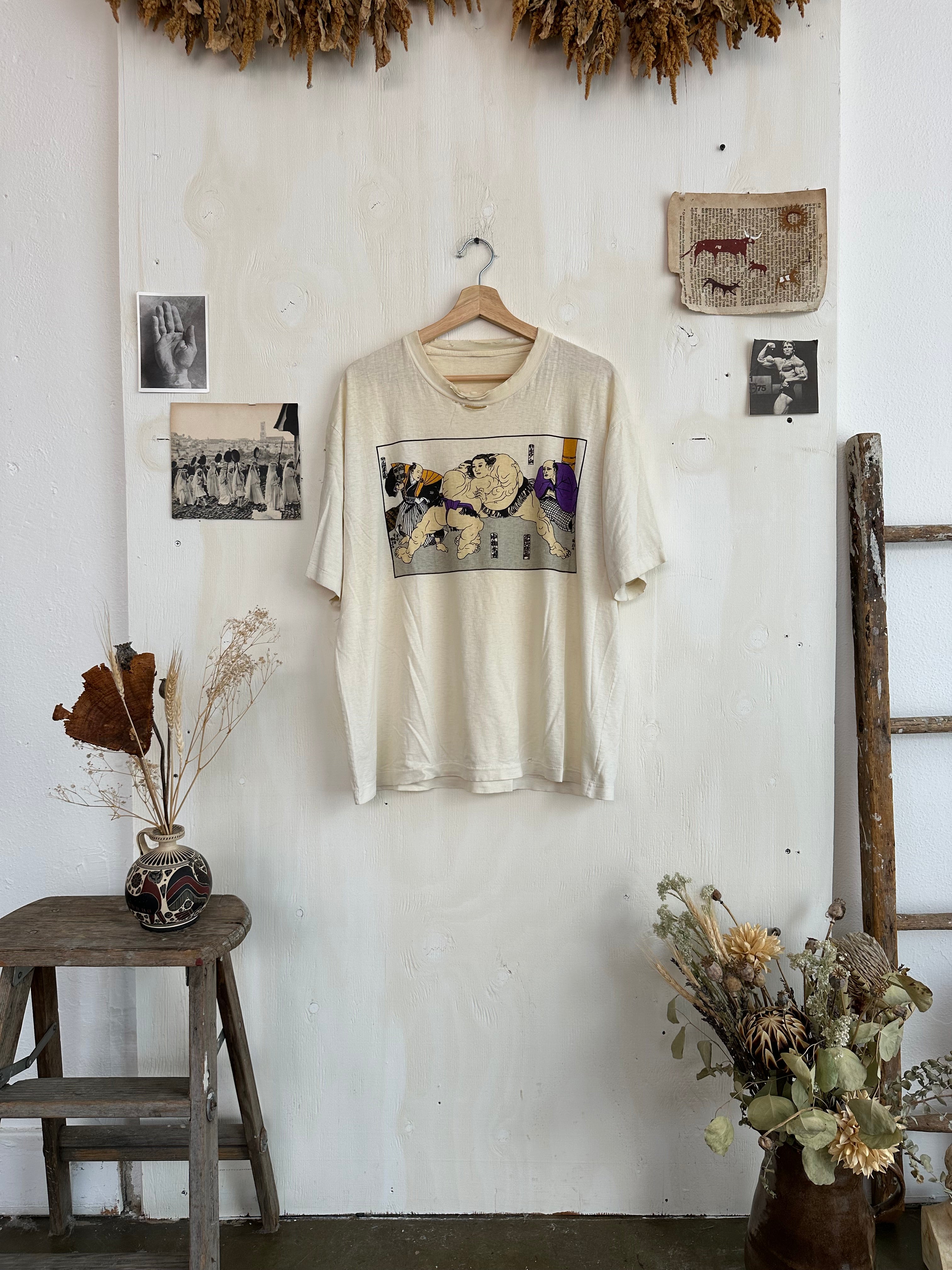 1980s Thrashed Sumo Tee (Boxy XL)