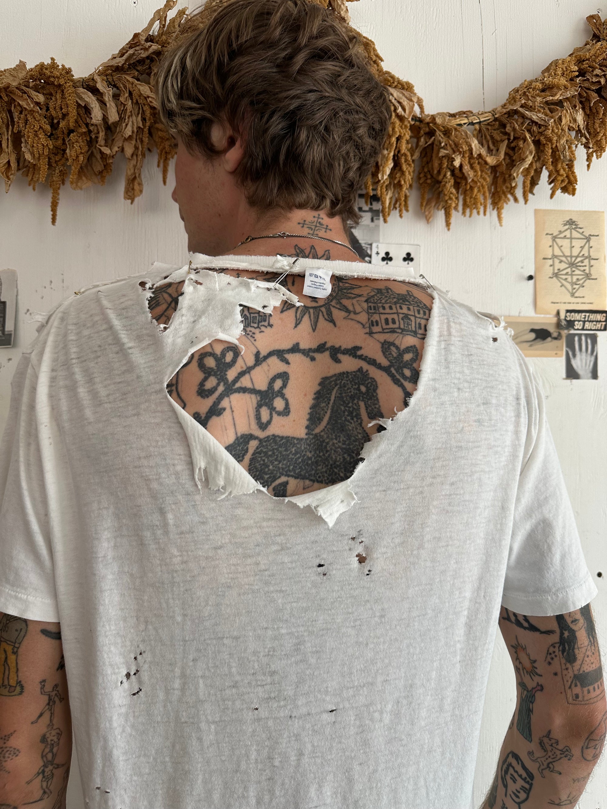1990s Thrashed White Tee