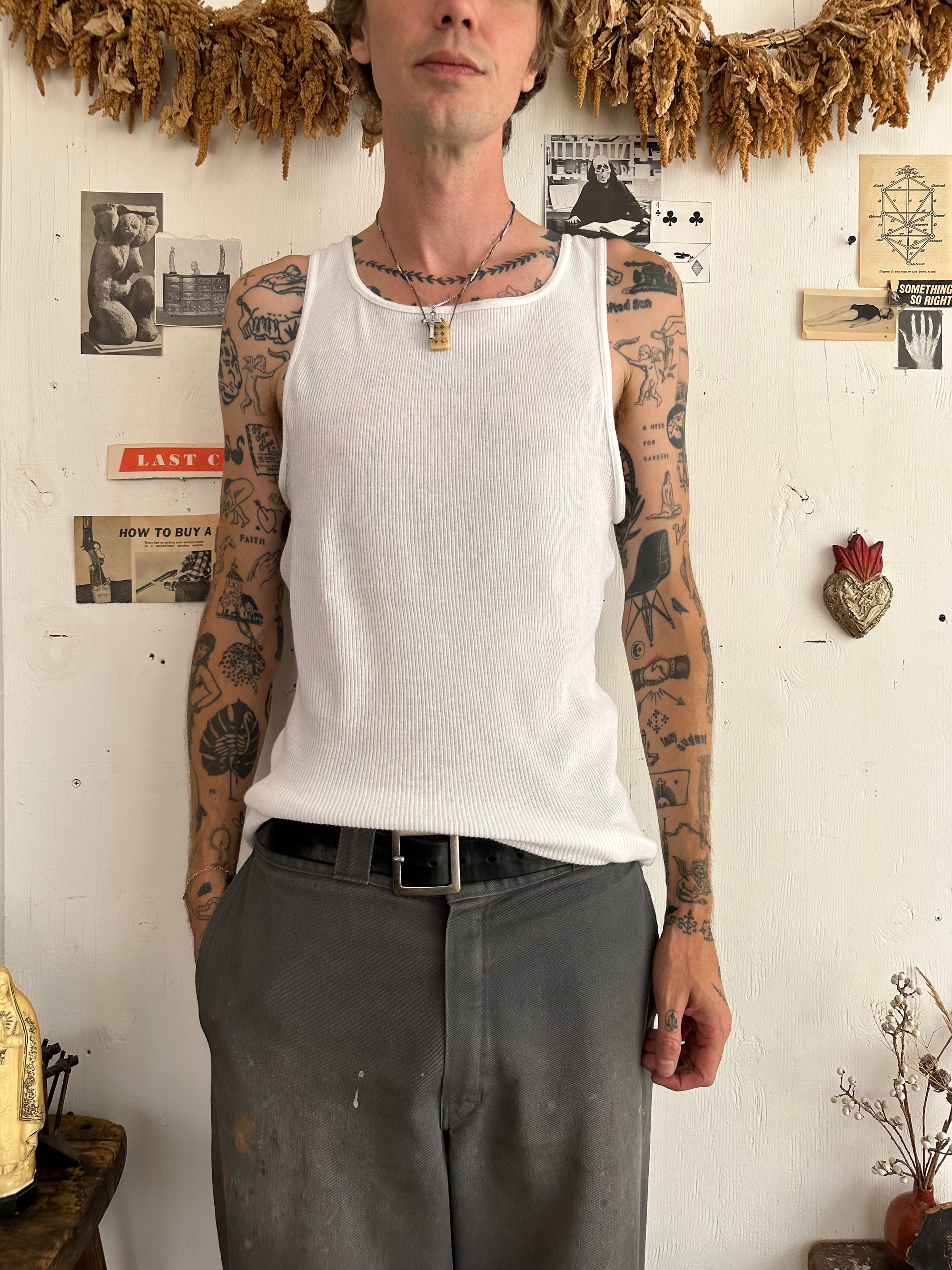1980s Ribbed Tank Top