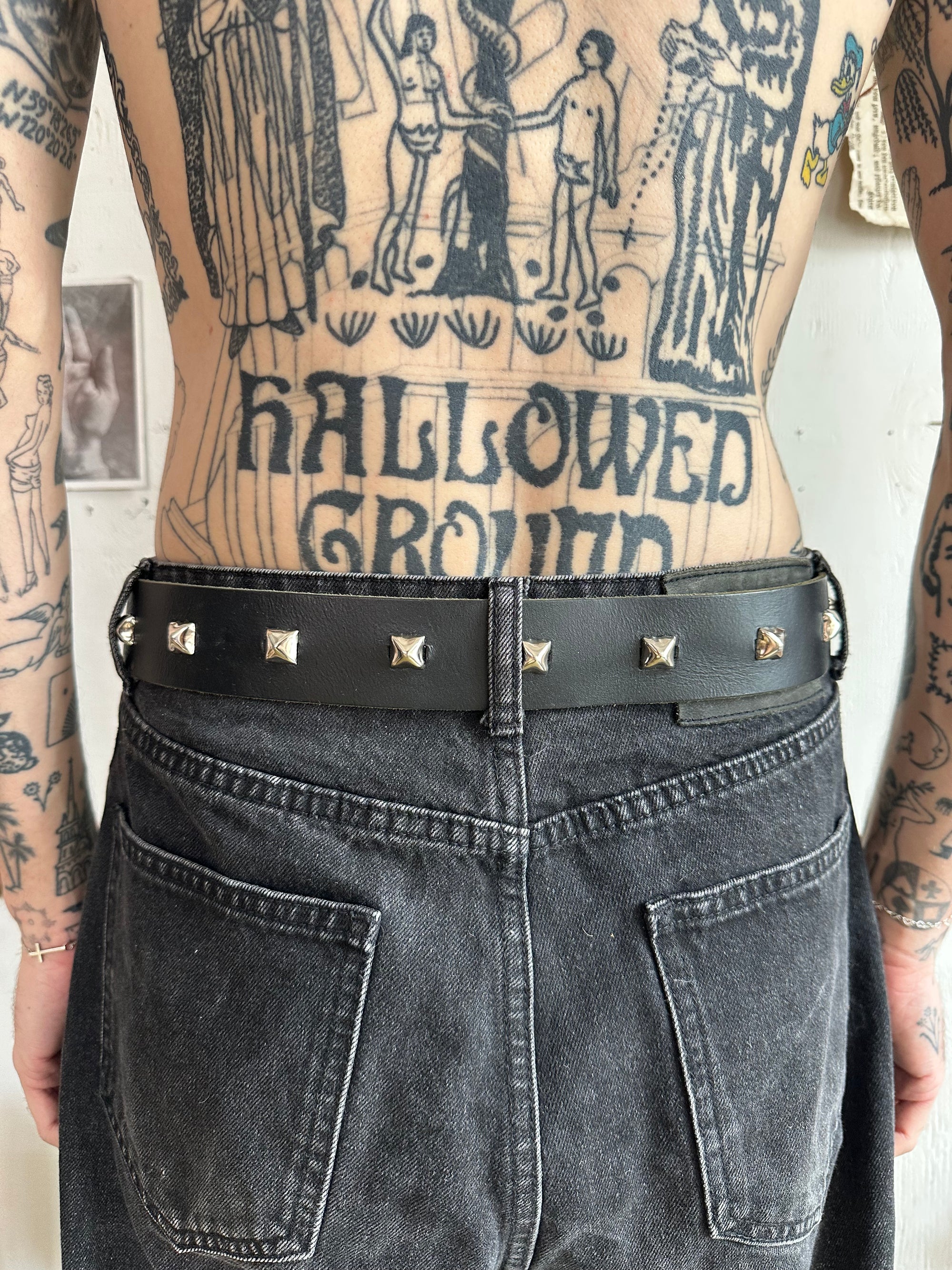 Heavy Weight Hand Studded Belt