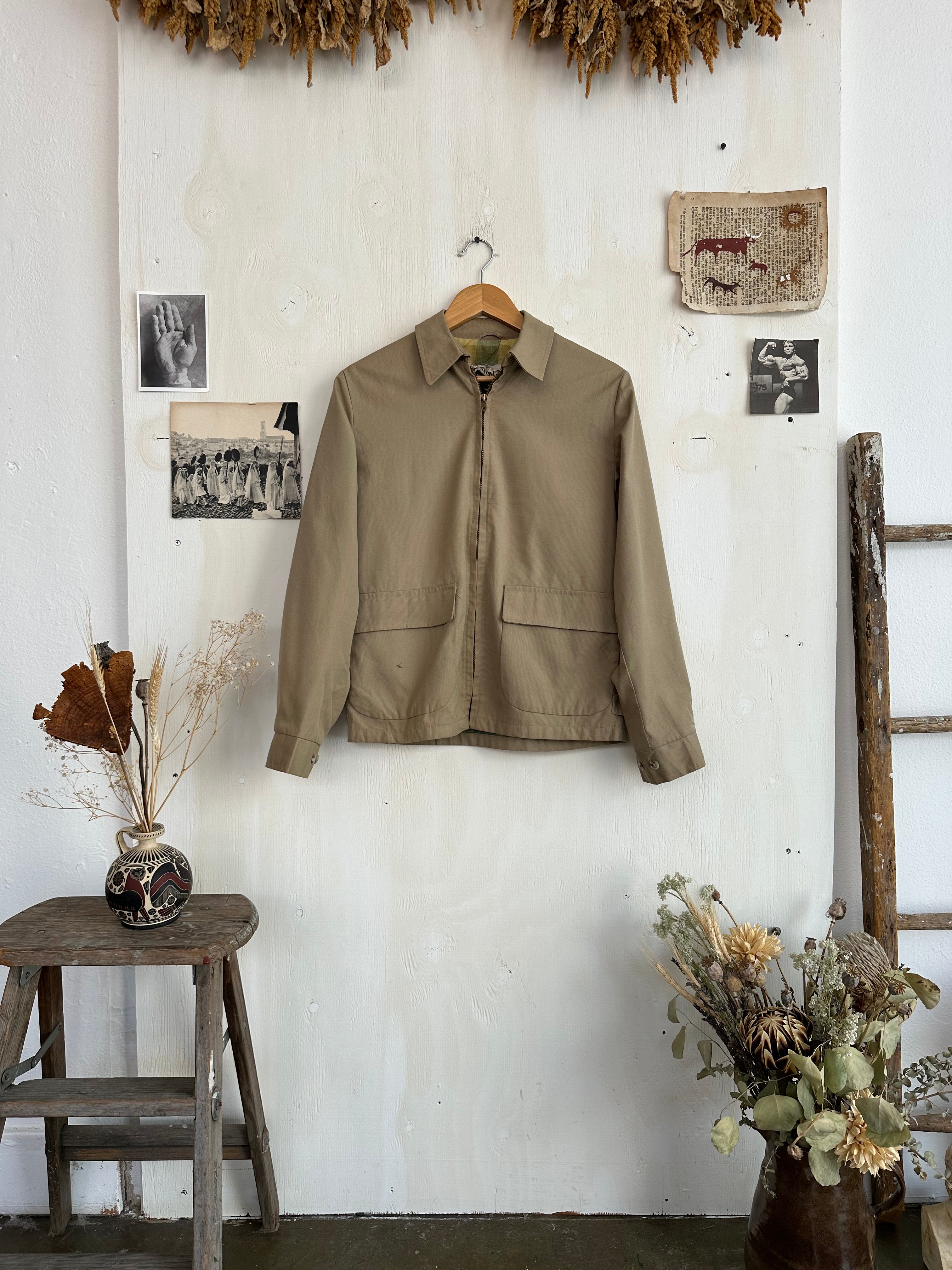 1960s Made In The USA Khaki Jacket (M)