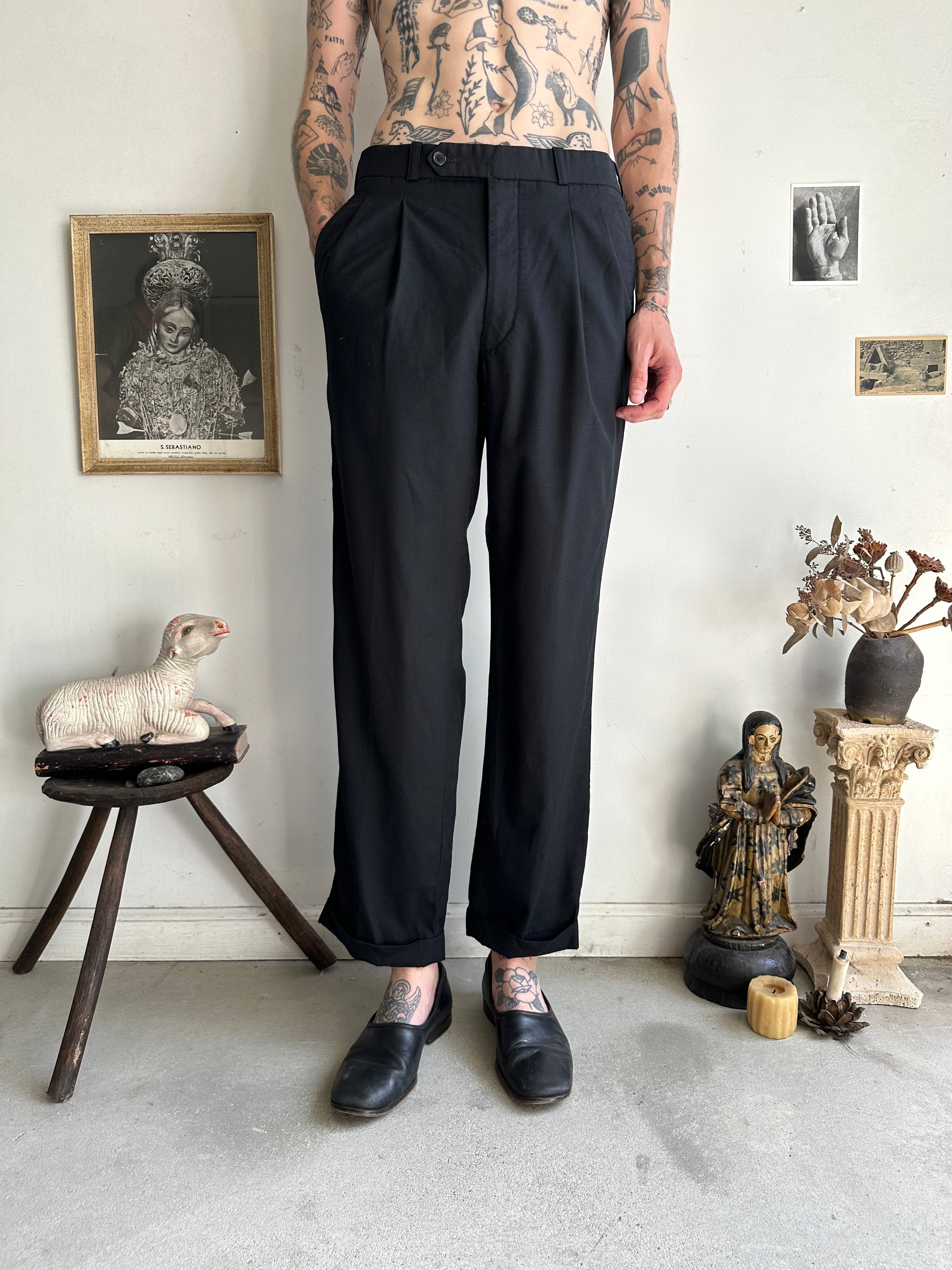 1980s Pleated Trousers (32 x 30)