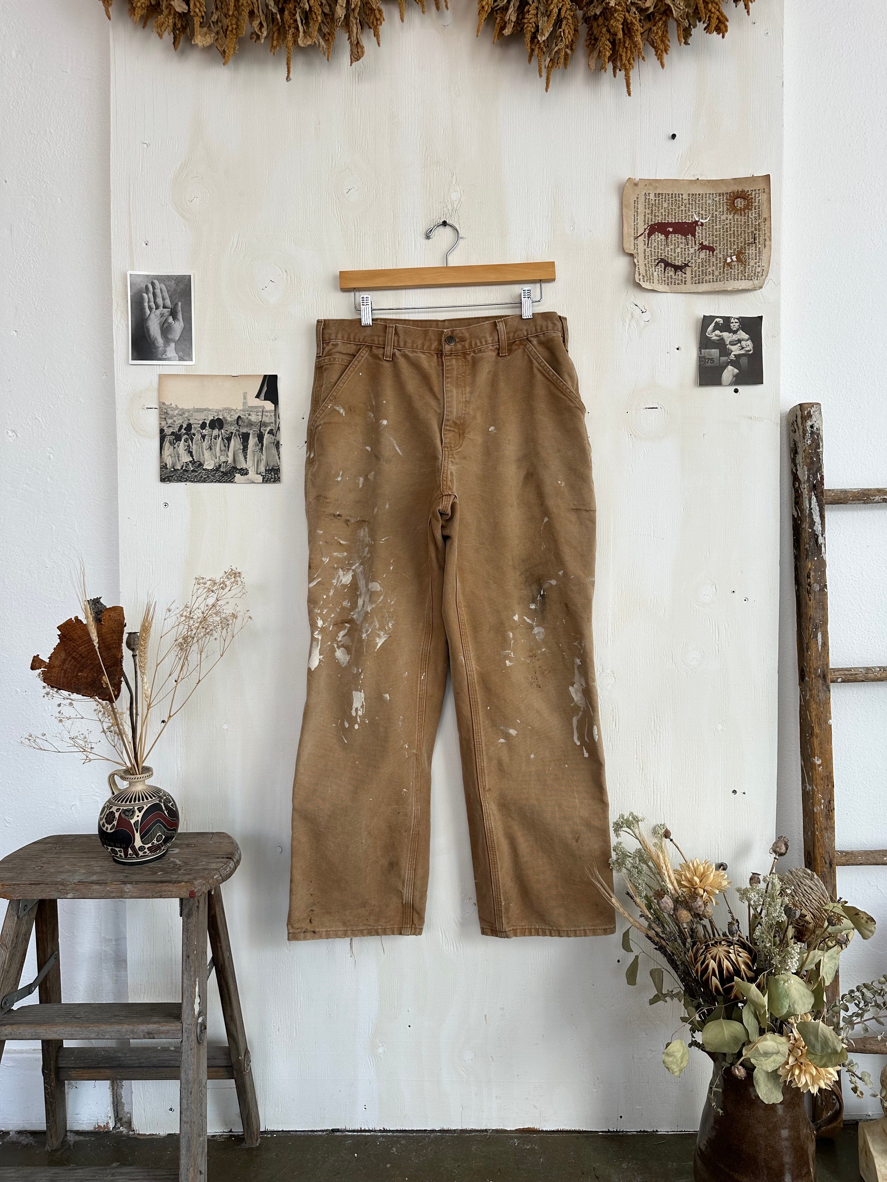 1990s Thrashed Carhartt Carpenter Pants (32/29)