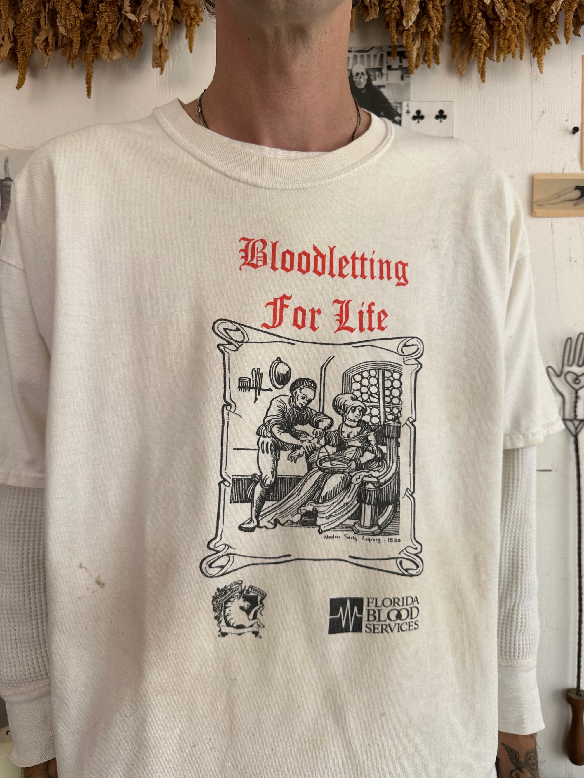 1990s Bloodletting For Life T-Shirt