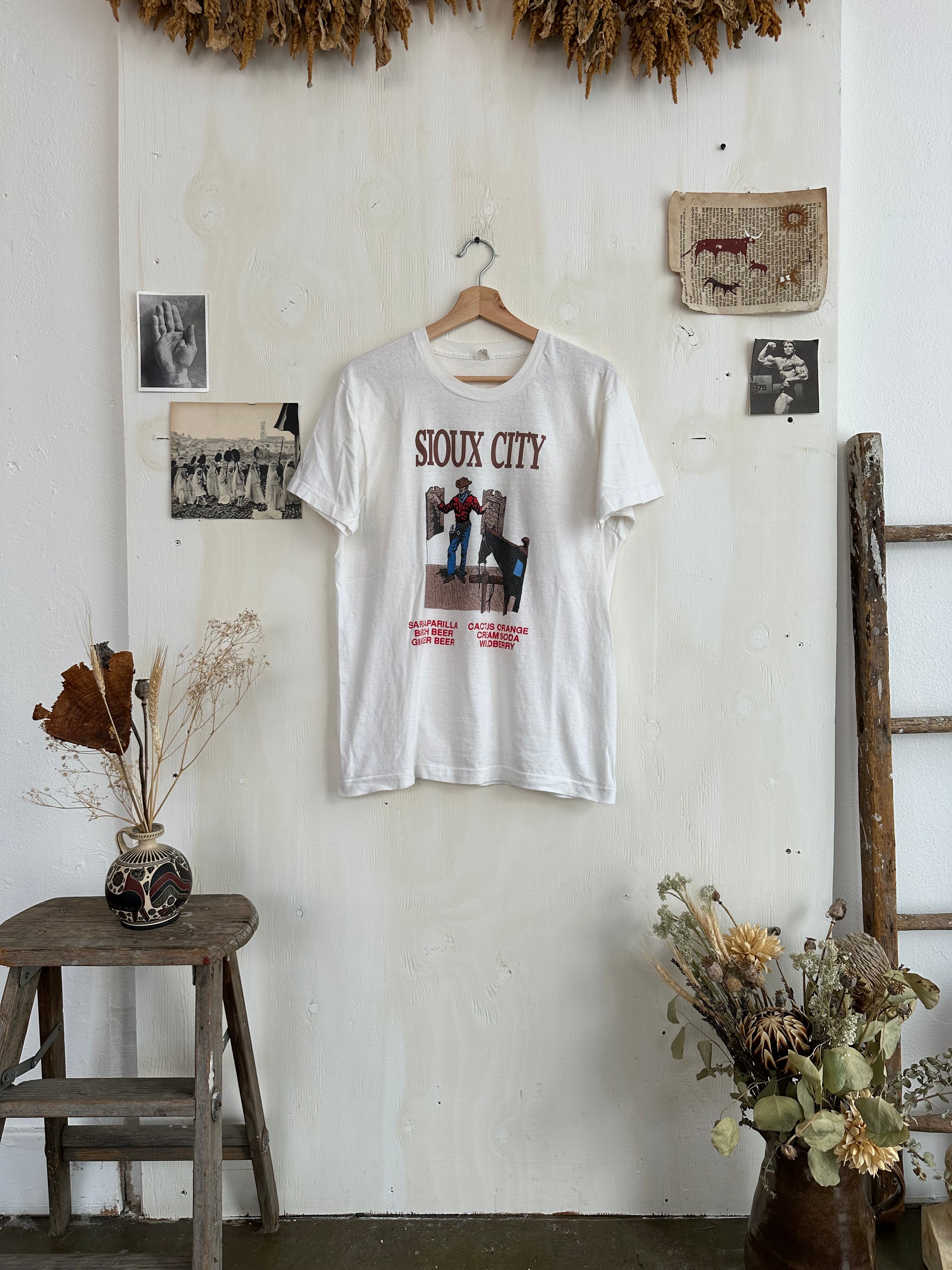1980s Sioux City Cowboy Tee (L)