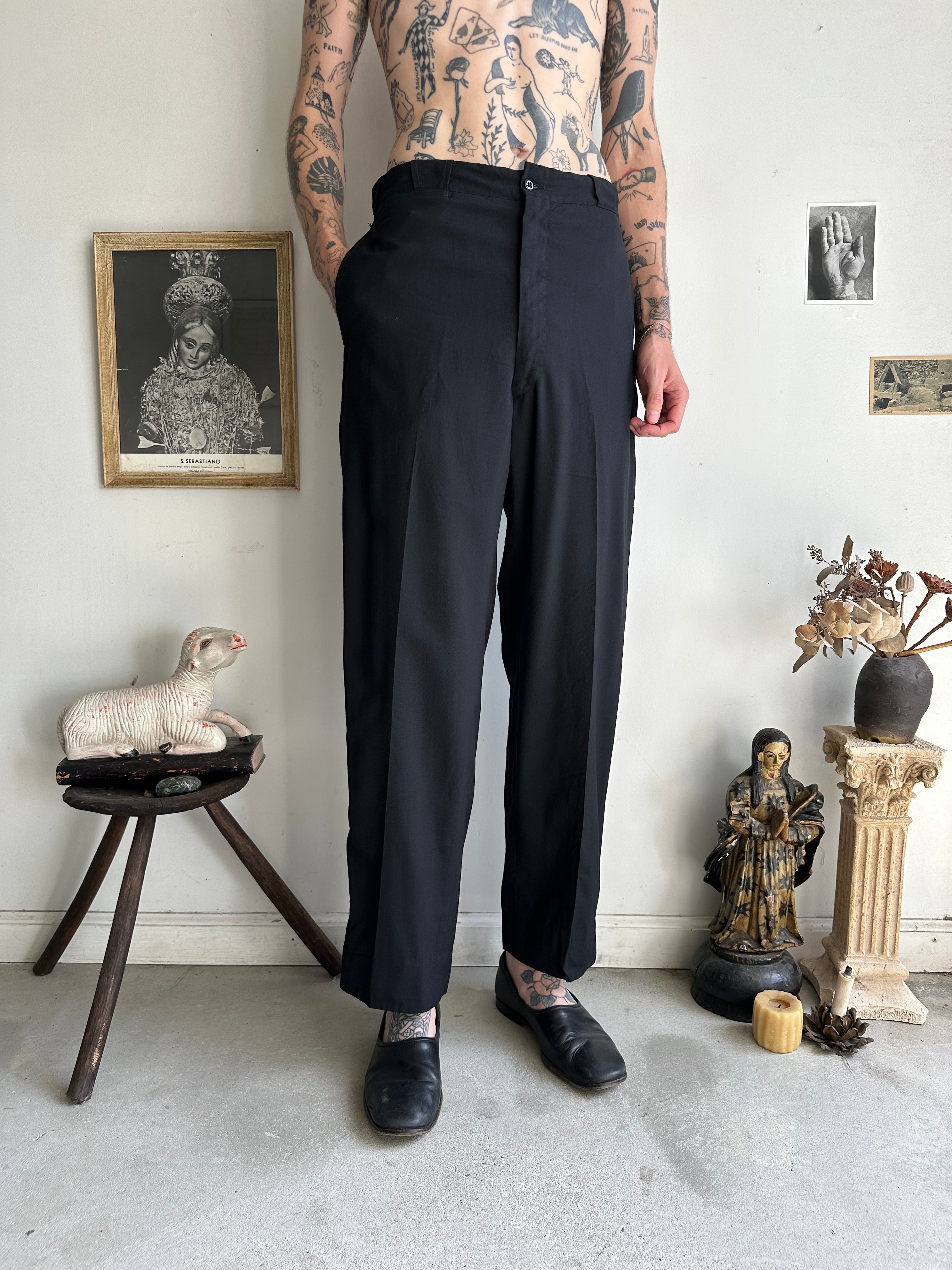 1940s Black Trousers (32 x 30)