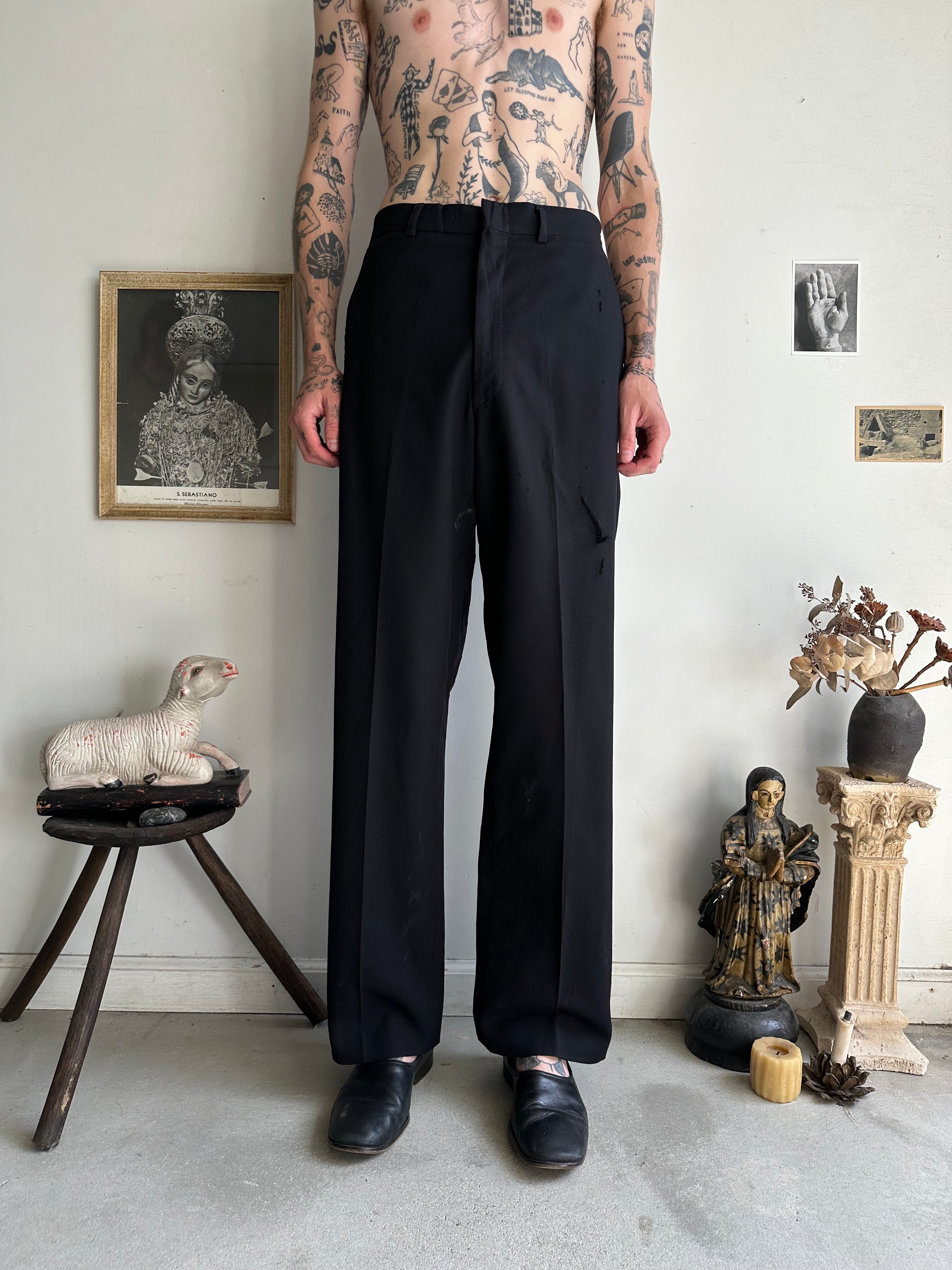 1940s Thrashed Military Trousers (35 x 32)