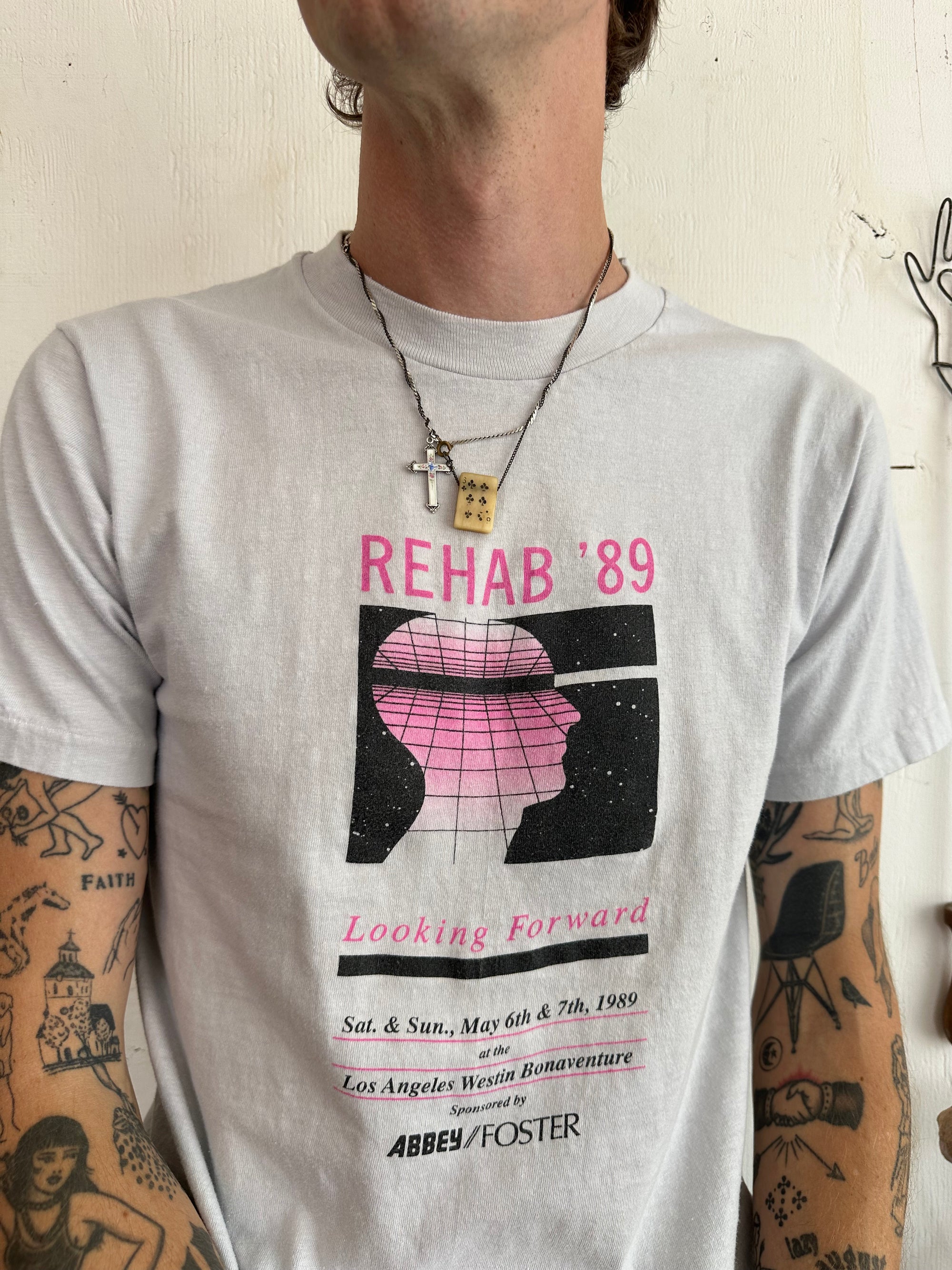 1989 Rehab Looking Forward T-Shirt