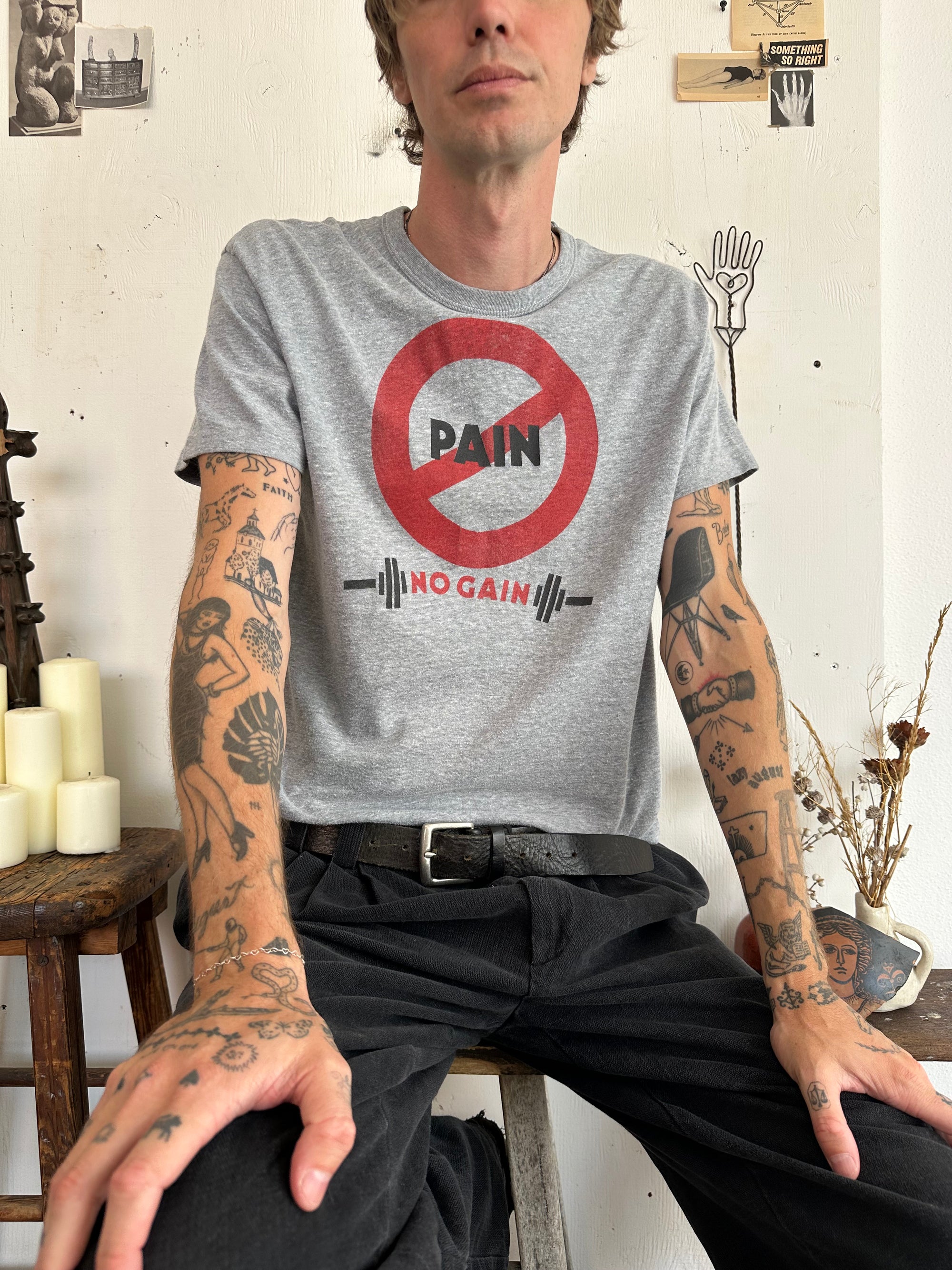 1980s No Pain No Gain Tee