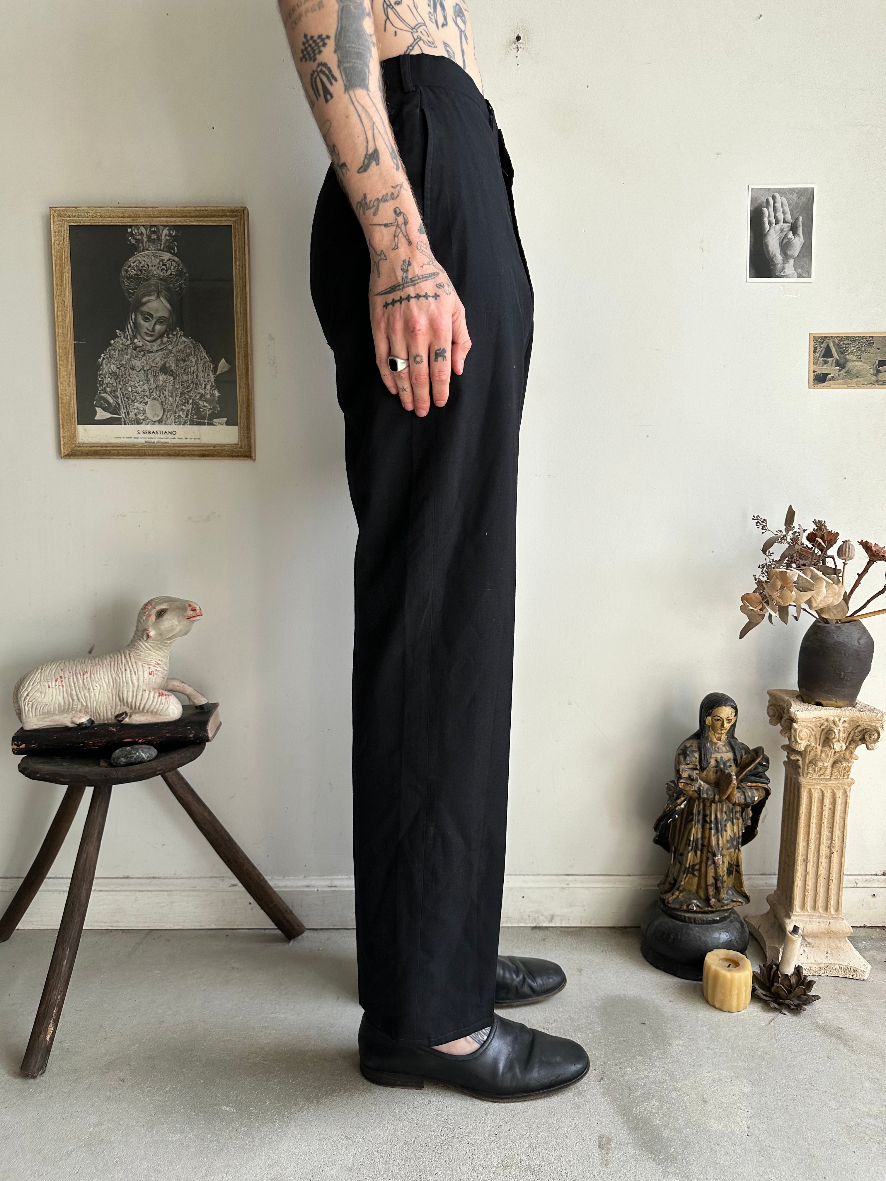 1980s Straight Leg Military Trousers (31 x 31)