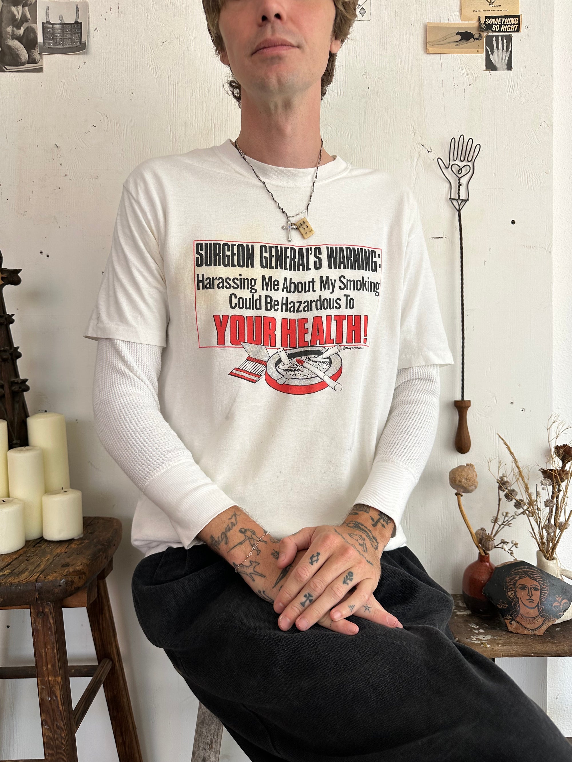 1980s Surgeon General’s Warning Tee