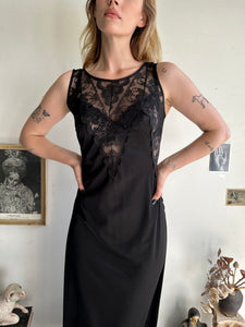 1980s Lace Slip Dress (L/XL)