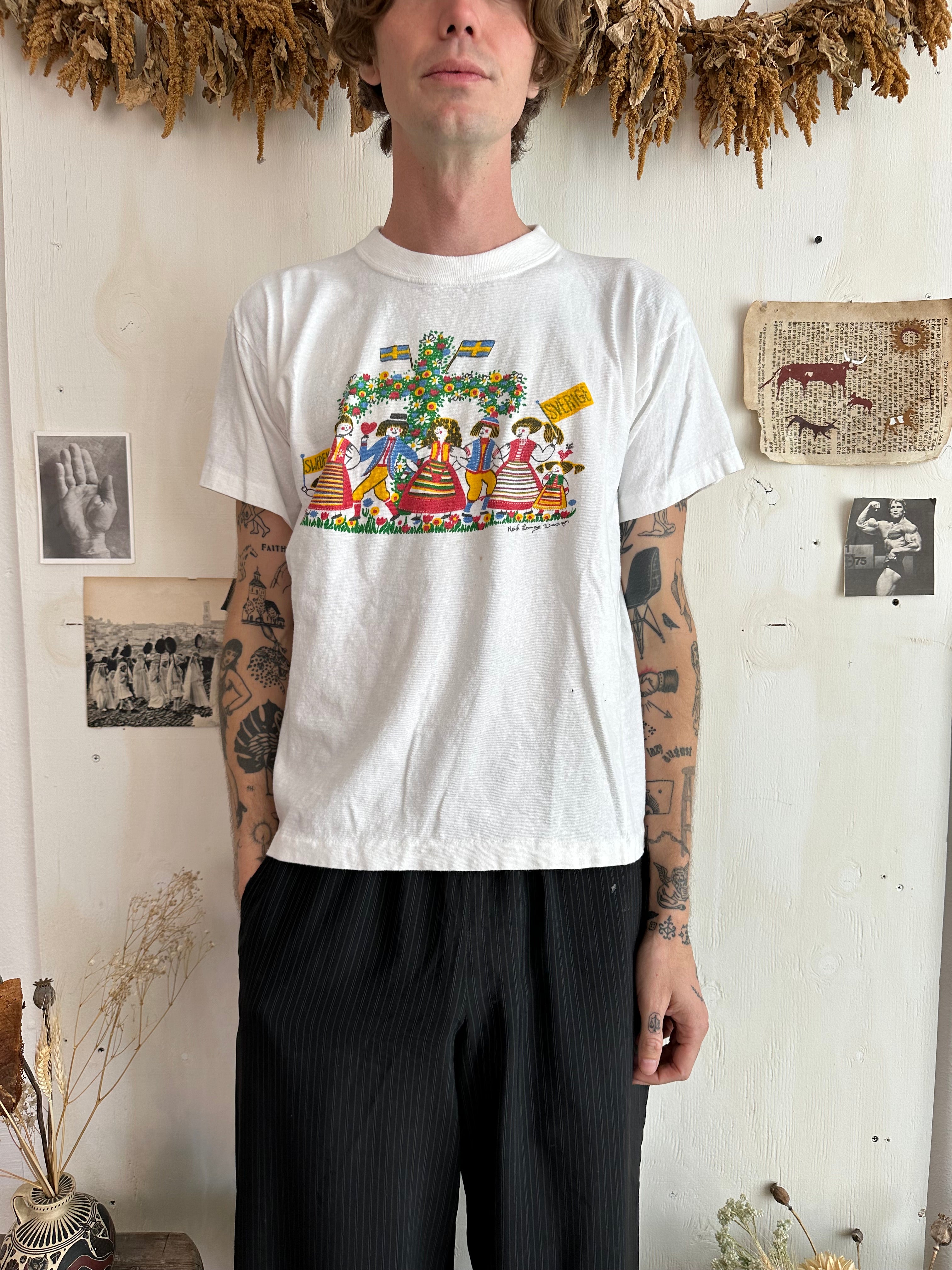 1990s Sweden Midsommar Tee (Boxy M)