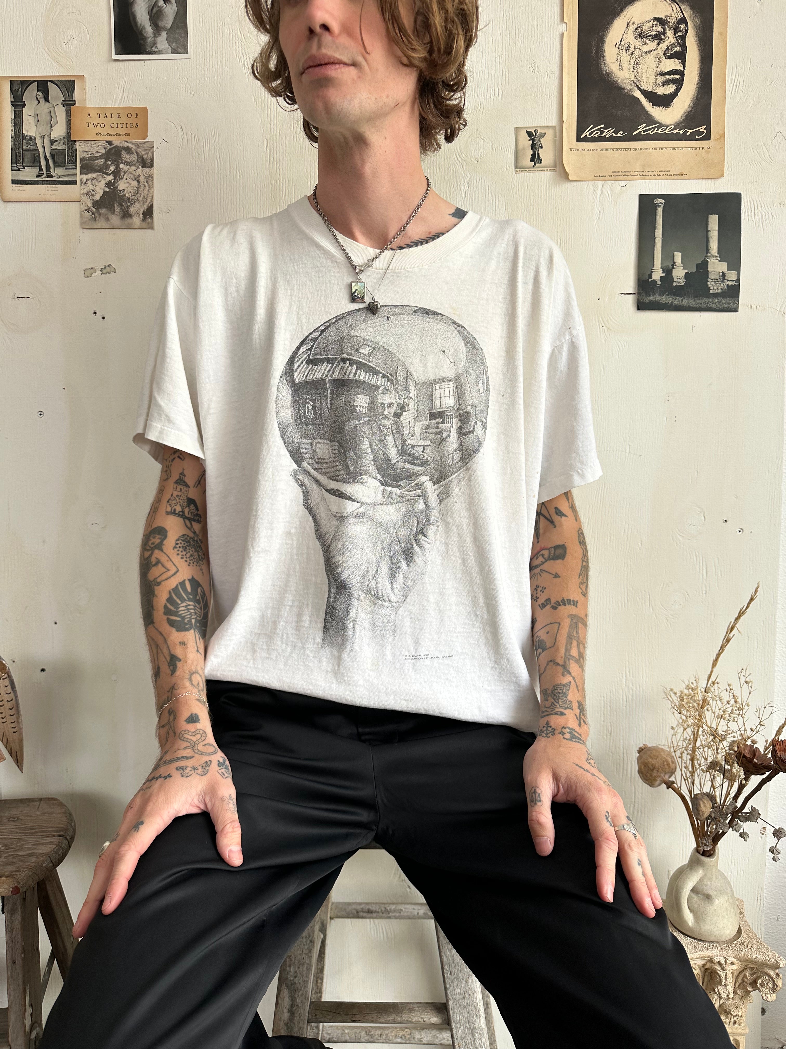 1990s M.C. Escher T-Shirt (Boxy XL)