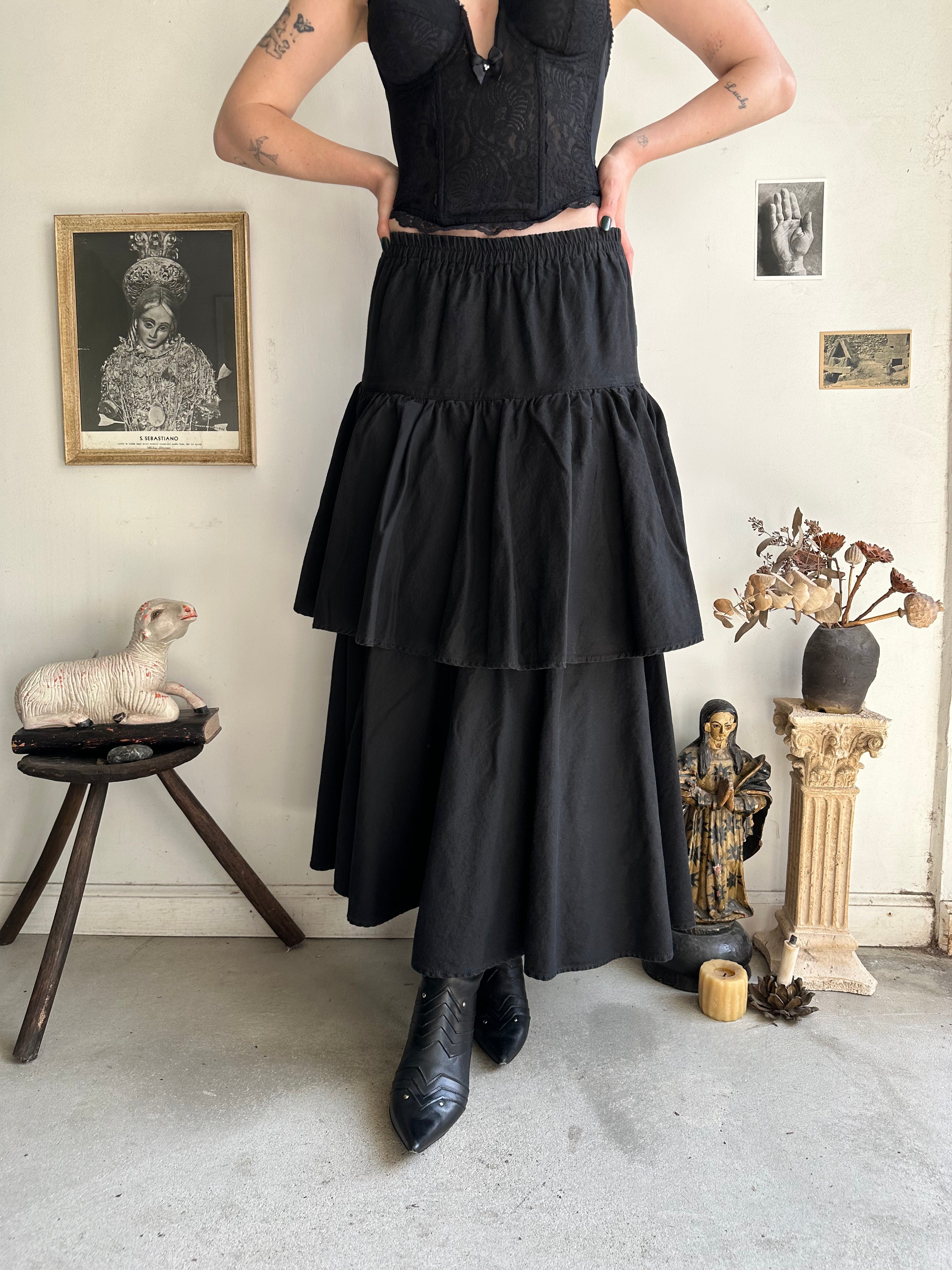 1990s Tiered Skirt (S/M)