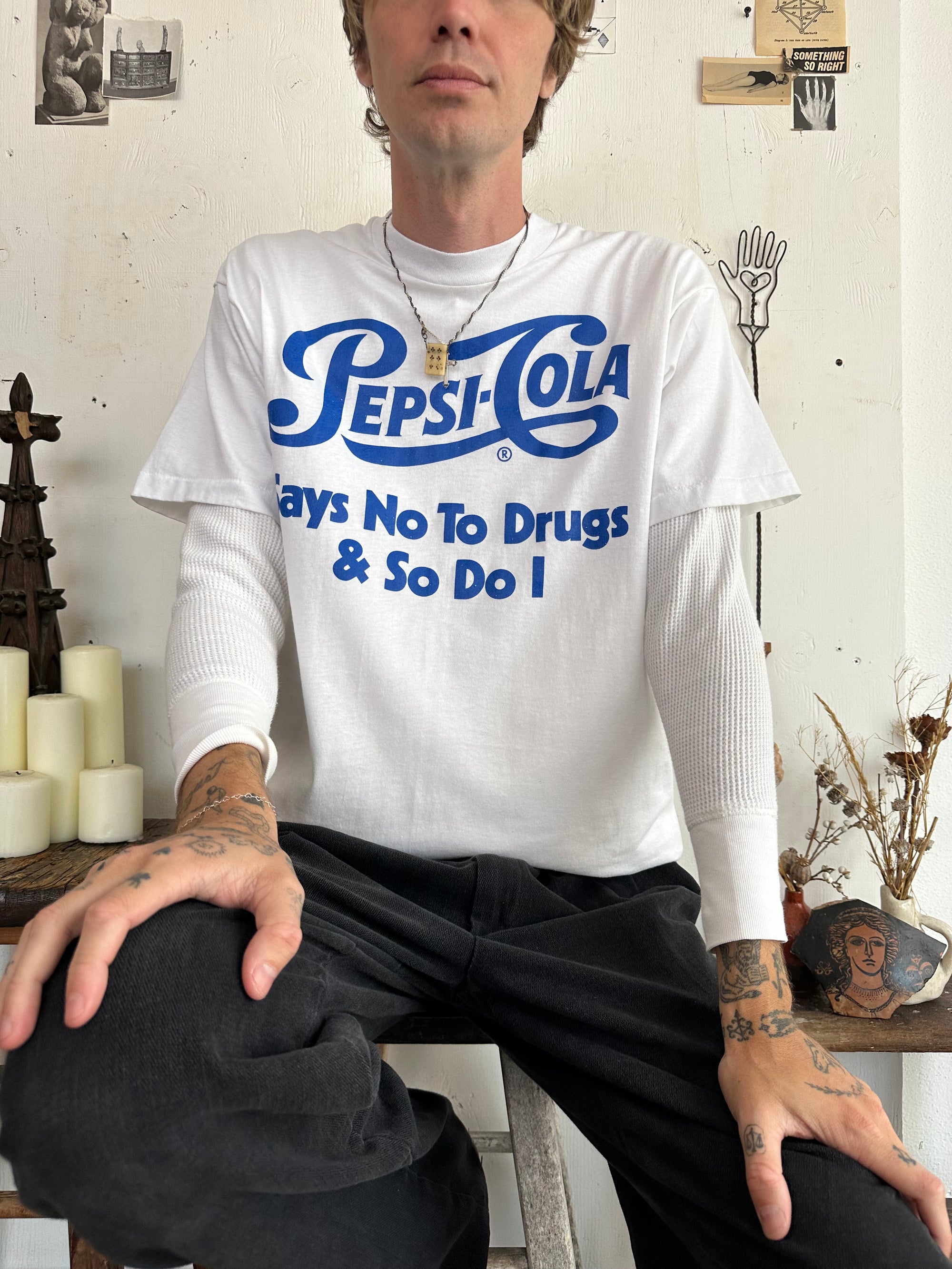 1980s Pepsi Cola Says No To Drugs Tee