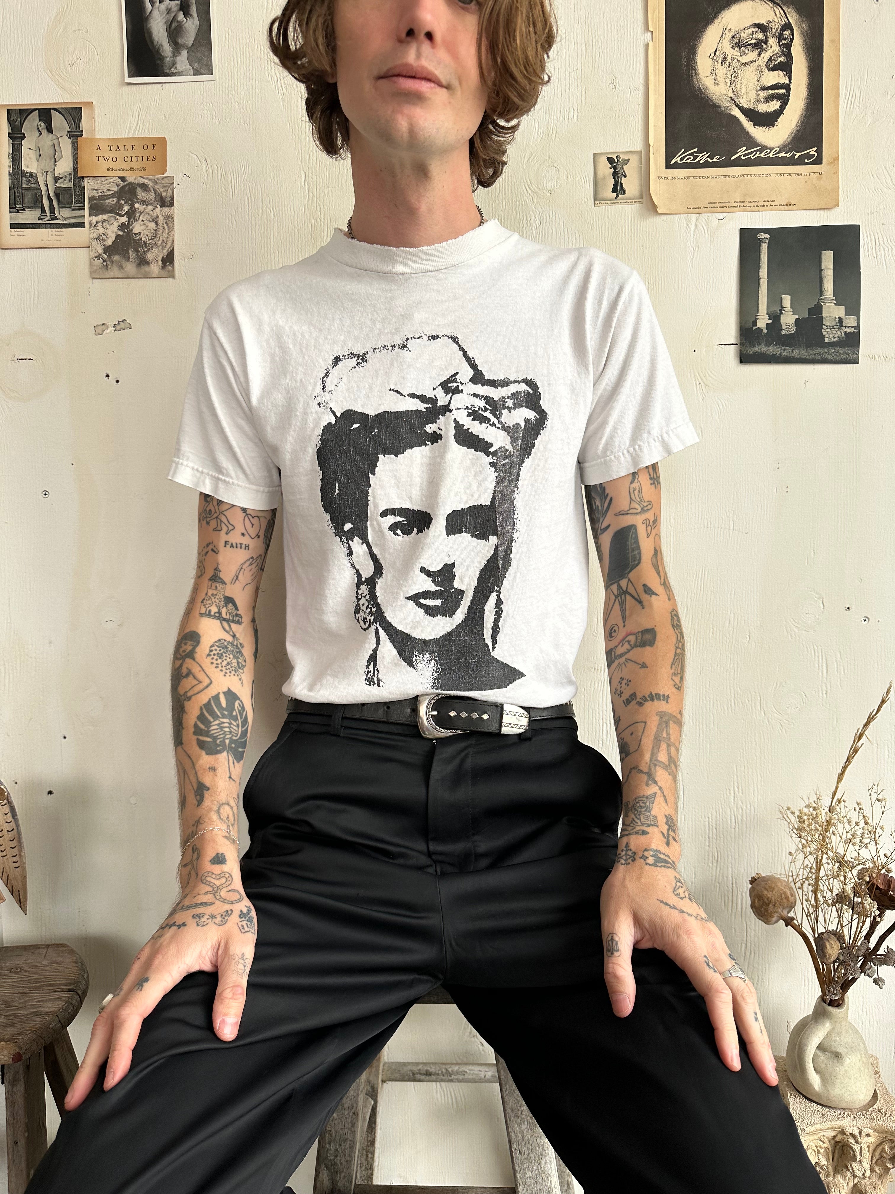 1990s Well Worn Frida Kahlo Tee (M)