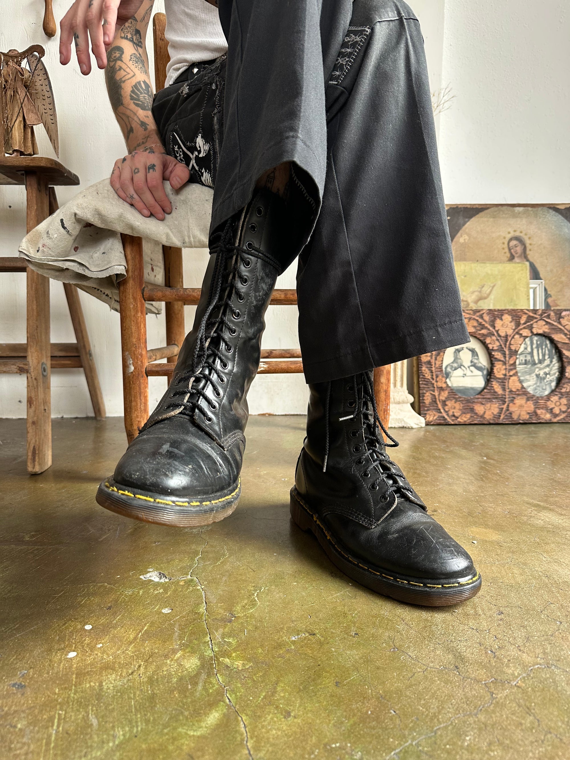 1990s Made in England Hightop Doc Martens
