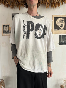 1990s/2000s Thrashed Iggy Pop T-Shirt (Boxy XL/XXL)