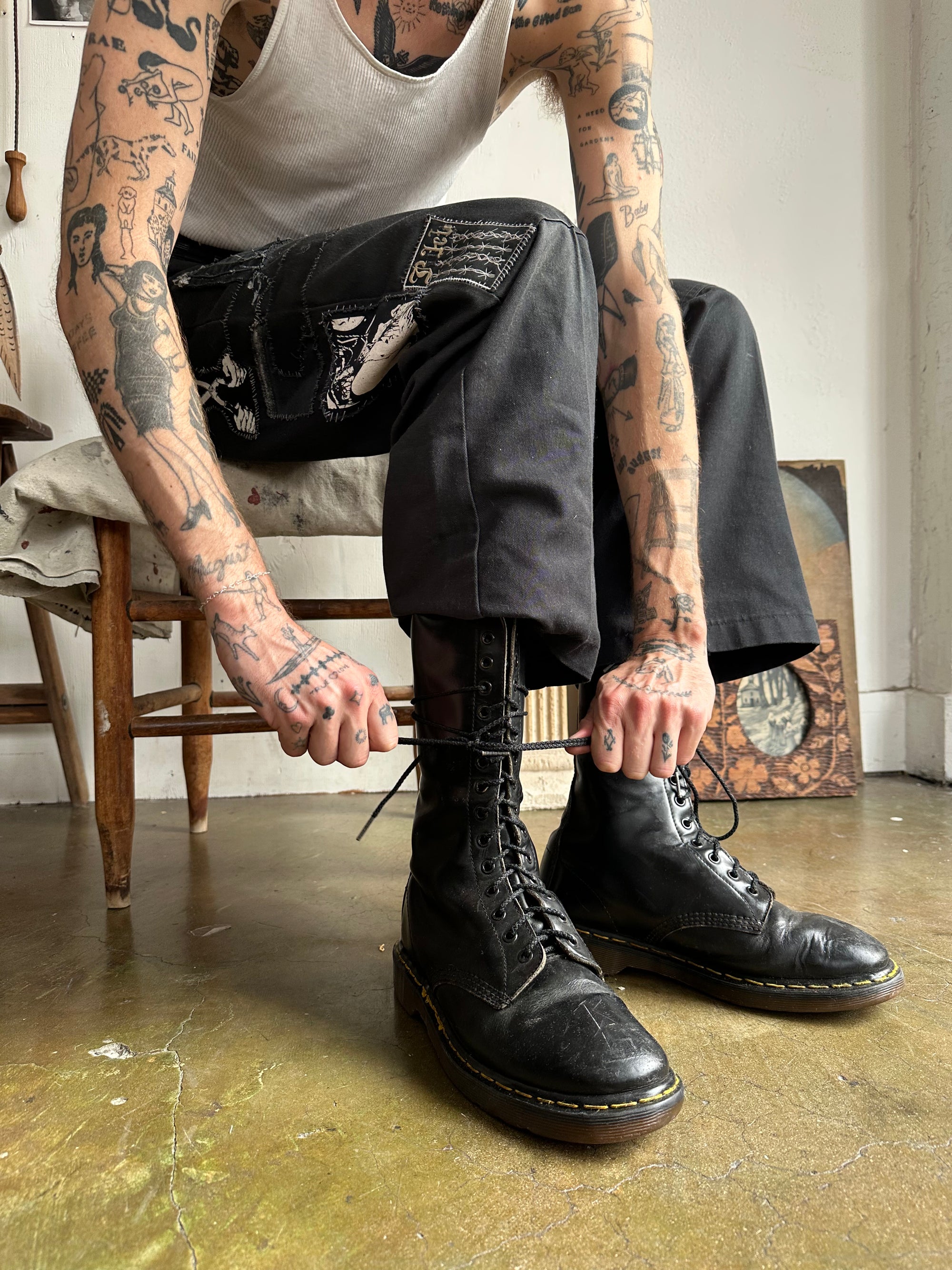 1990s Made in England Hightop Doc Martens