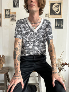 1990s All Over Print T-Shirt (Boxy M)