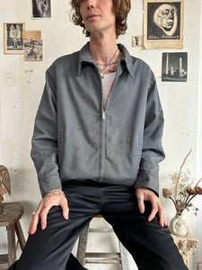 1970s Faded Black/Charcoal Bic Mac Work Jacket (Boxy XL)