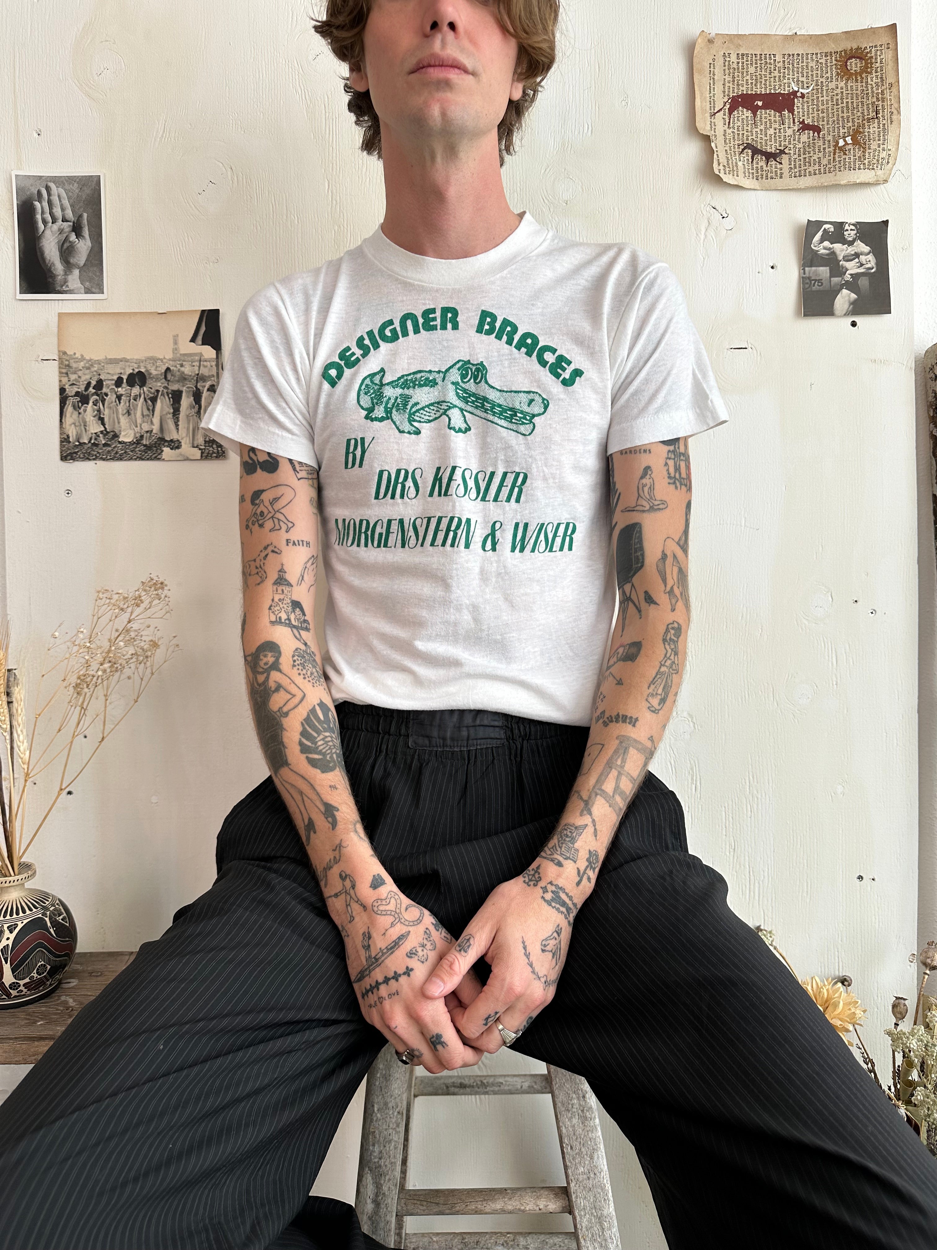 1970s Designer Braces Tee (M)