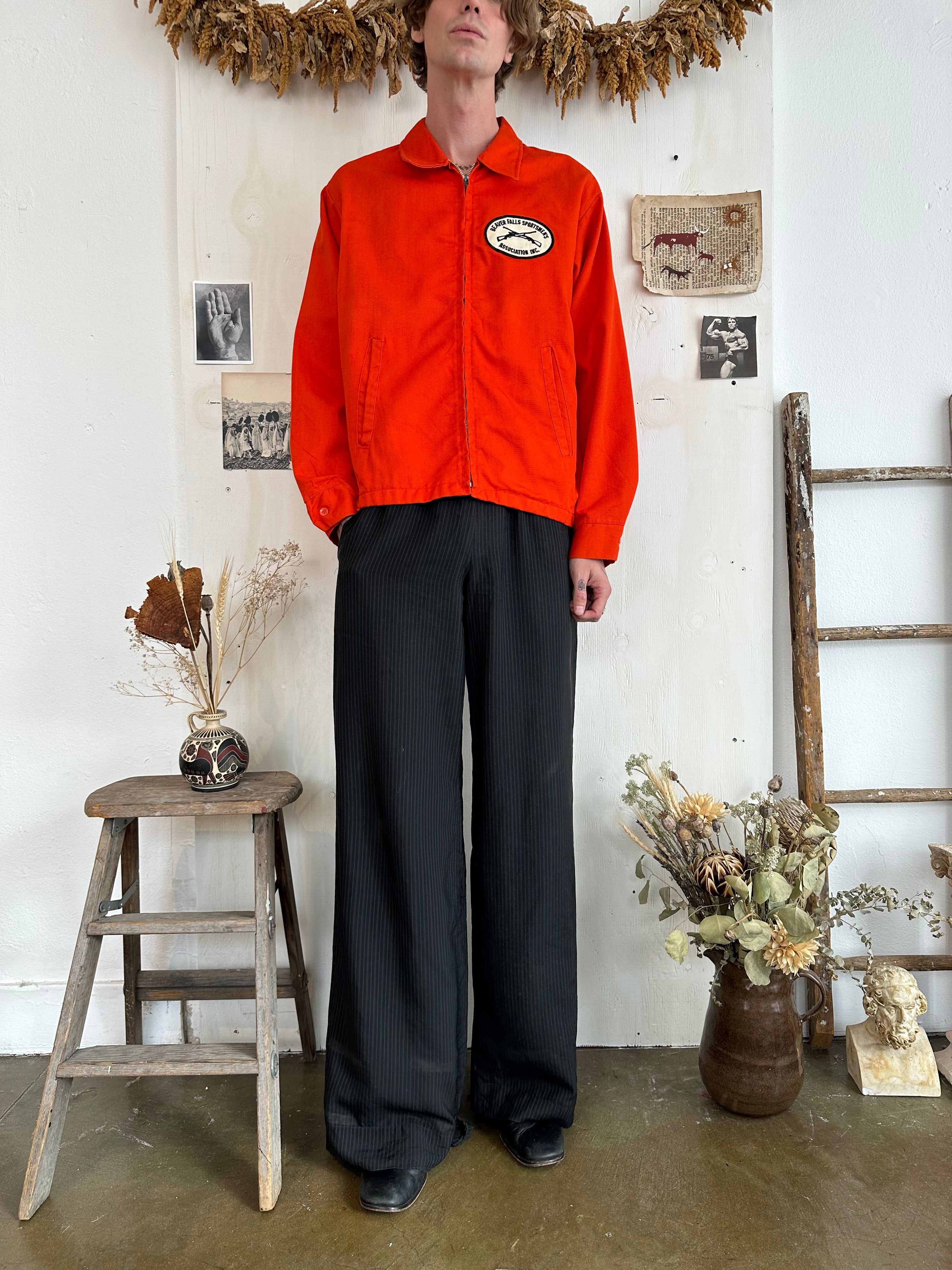 1960s Vermillion Sportsmans Jacket (Boxy XL)