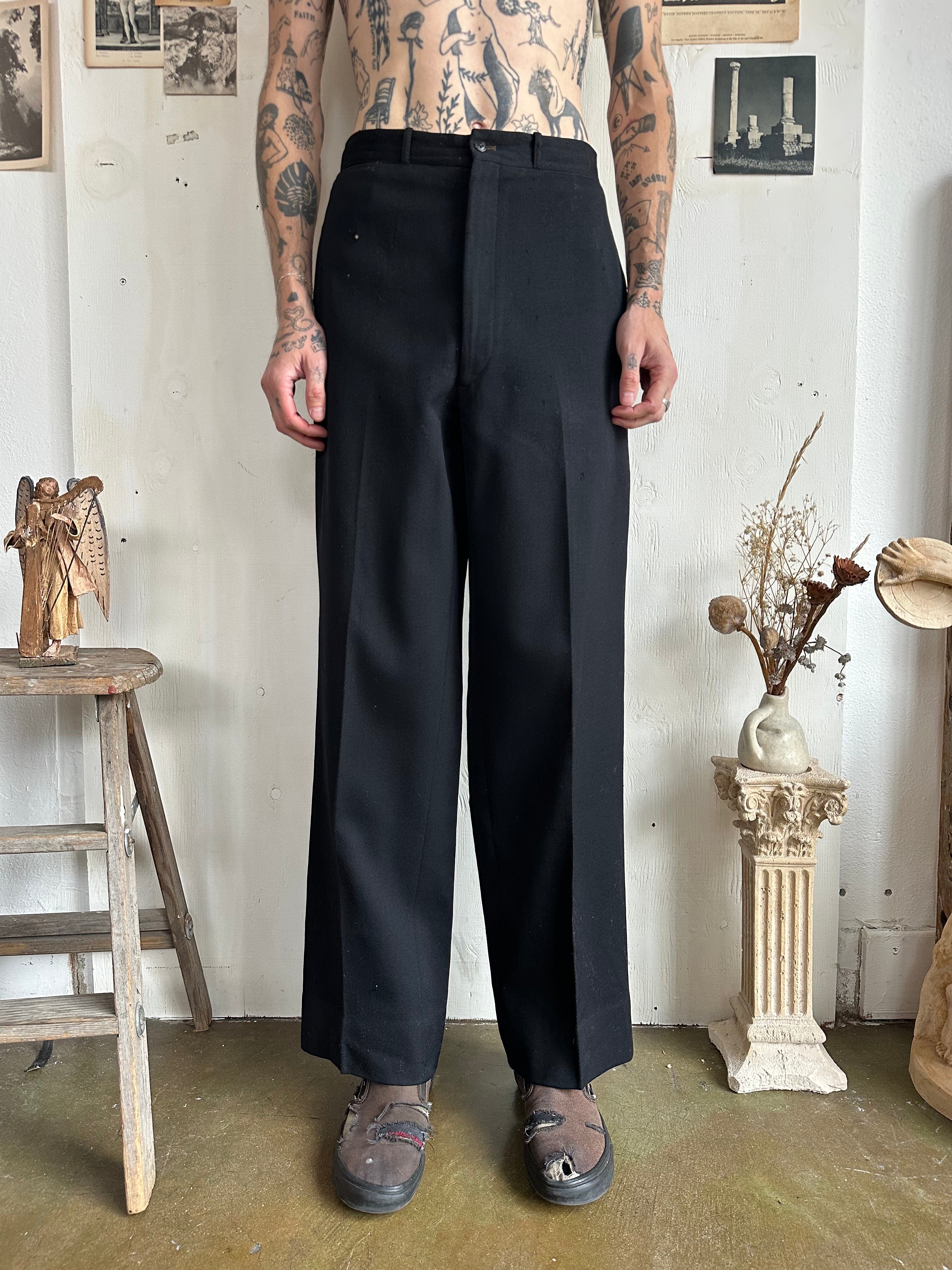 1940s Baggy Military Trousers (32/32)