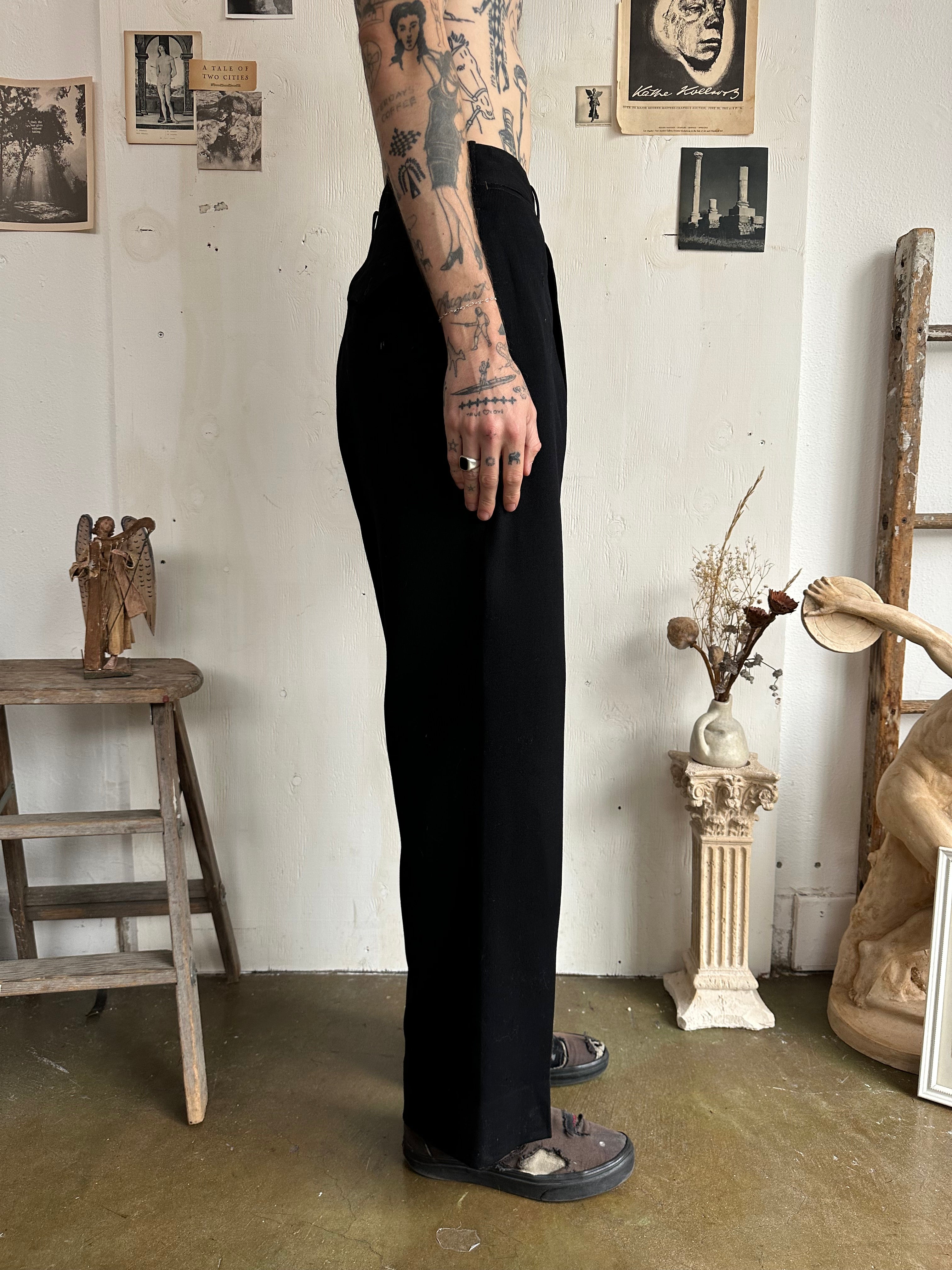 1940s Baggy Military Trousers (32/32)