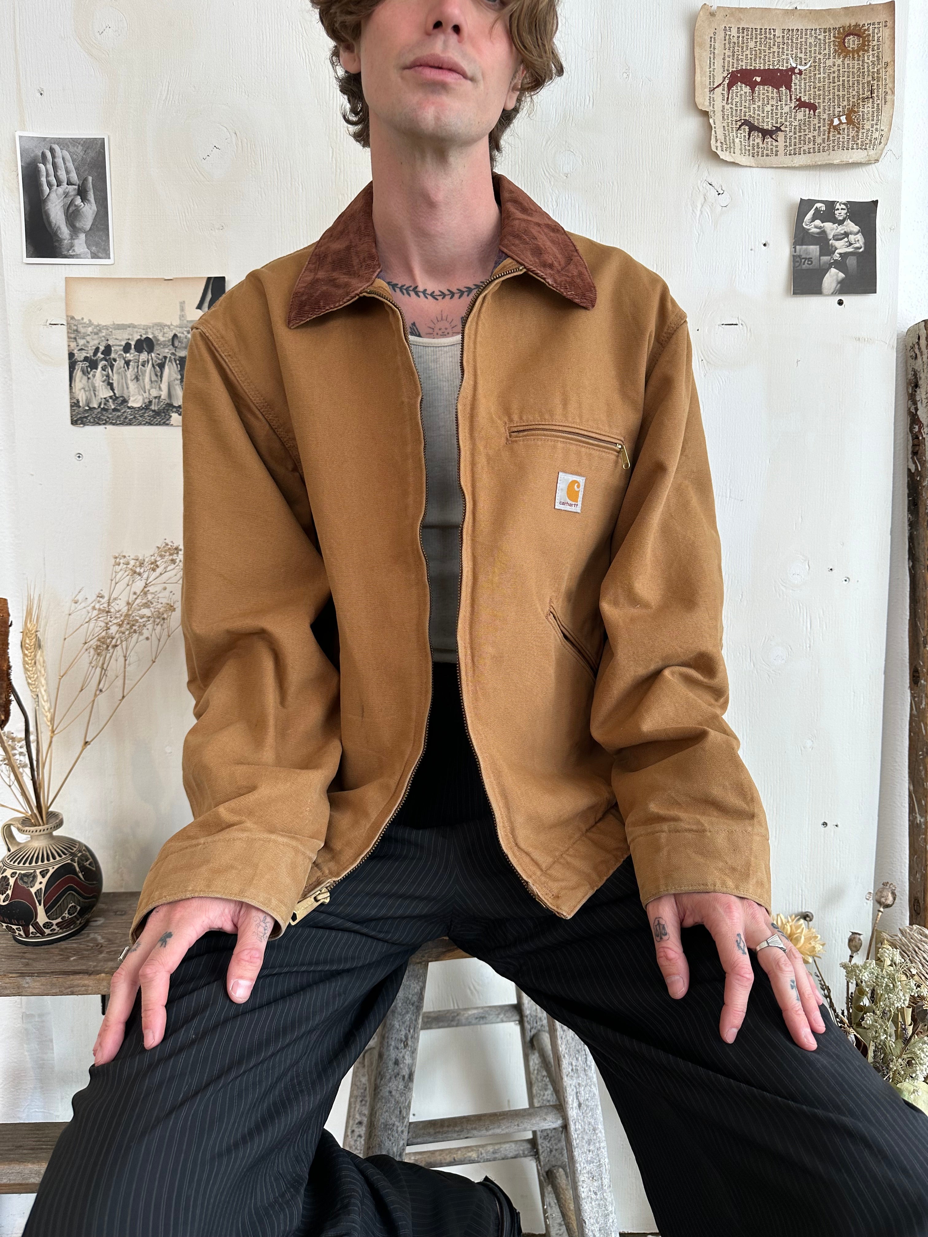 1990s Made in the USA Carhartt Blanket Lined Detroit Jacket (Boxy XL)