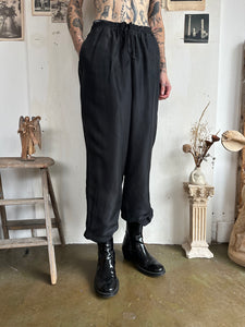 1980s Baggy Silk Pants (34/33)