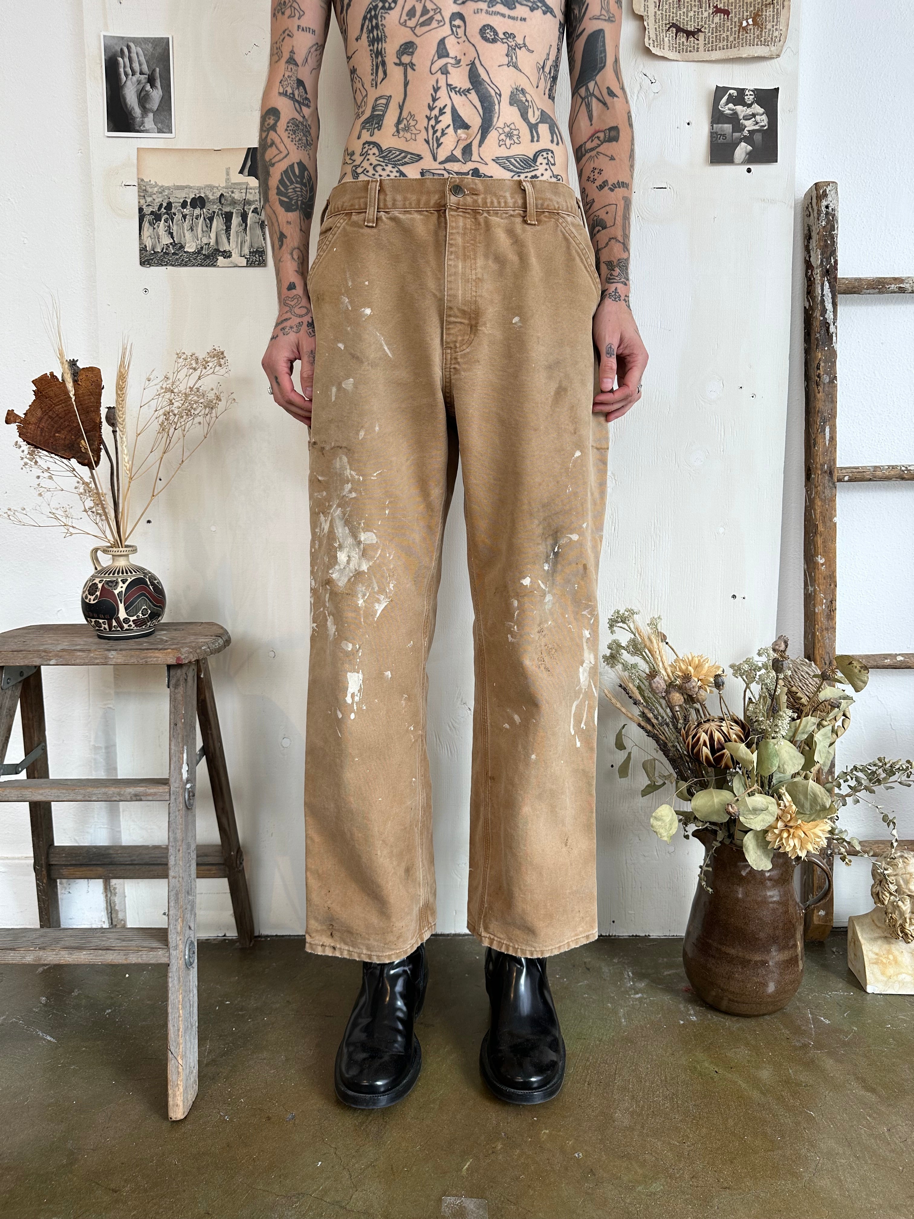 1990s Thrashed Carhartt Carpenter Pants (32/29)