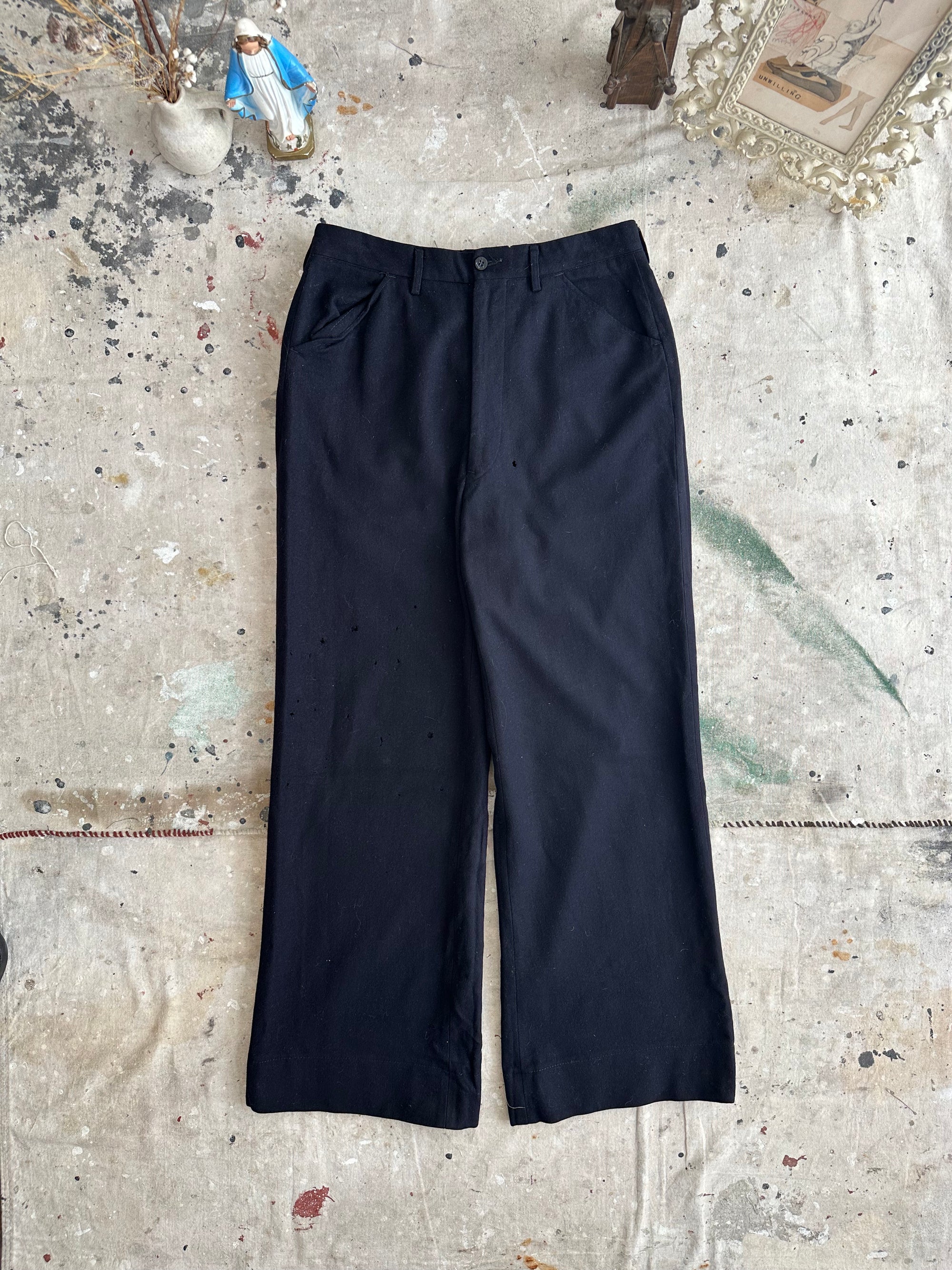 1940s Well-Worn Navy Issue Trousers